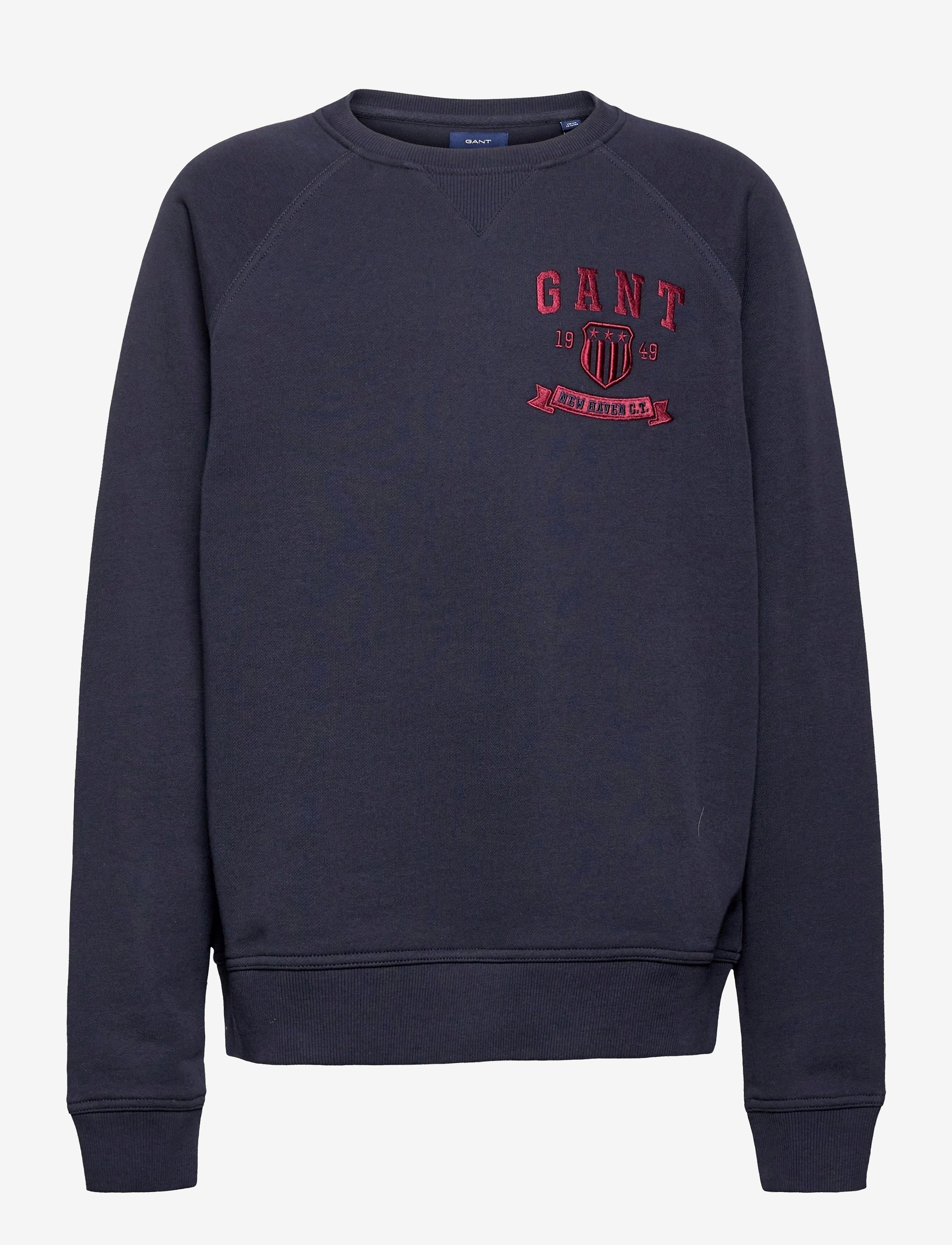 GANT - D2. NEW HAVEN BANNER C-NECK - evening blue - 0