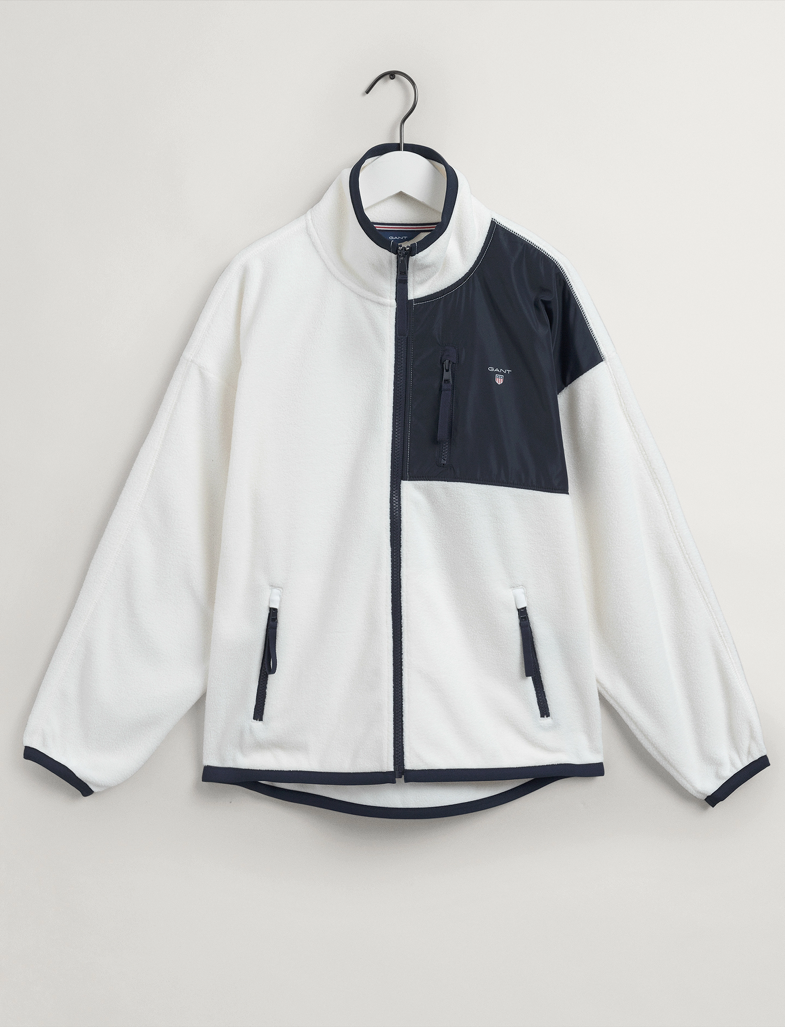 GANT - D2. ORIGINAL POLAR FLEECE - eggshell - 5