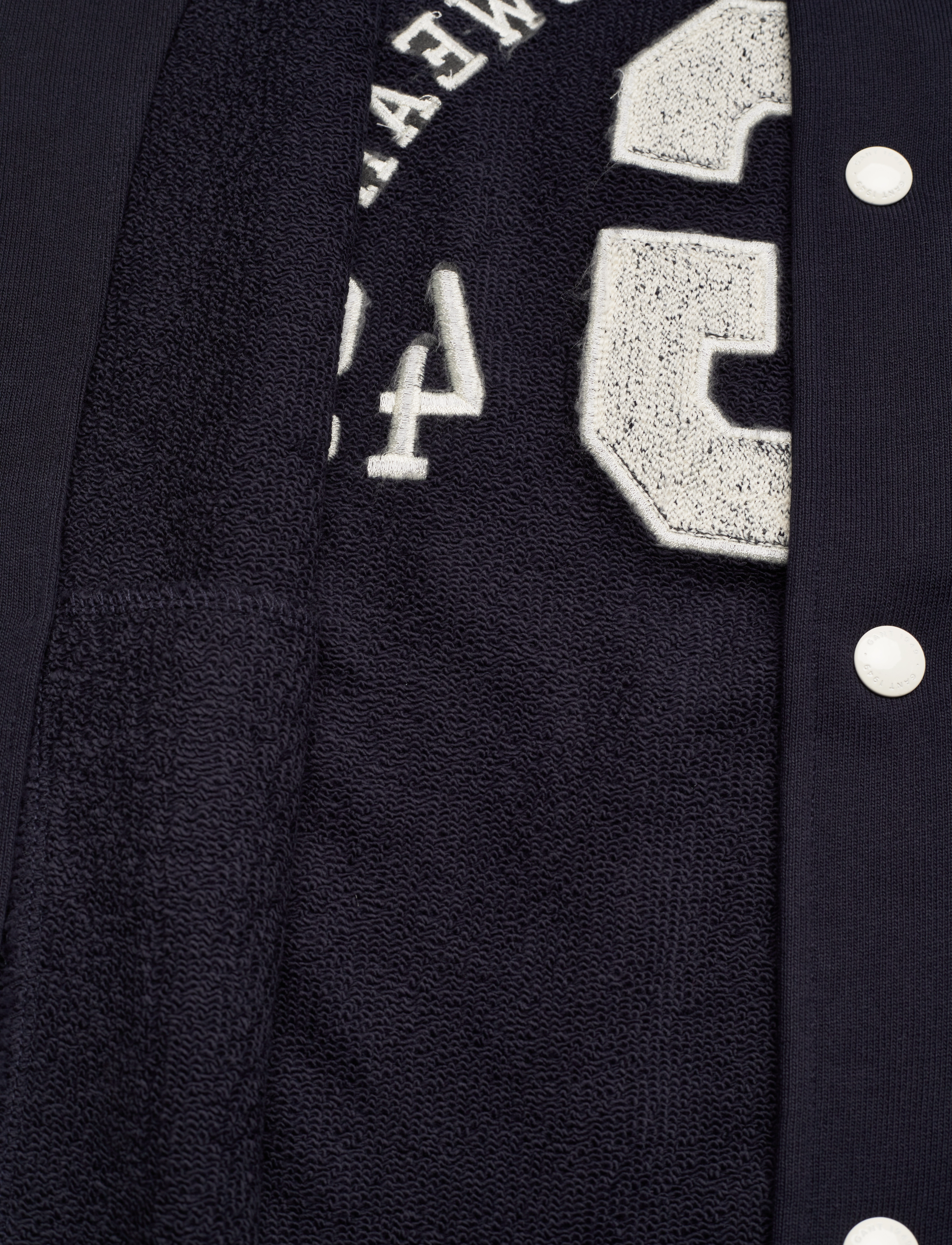 GANT - D2. GANT VARSITY JERSEY JACKET - evening blue - 4