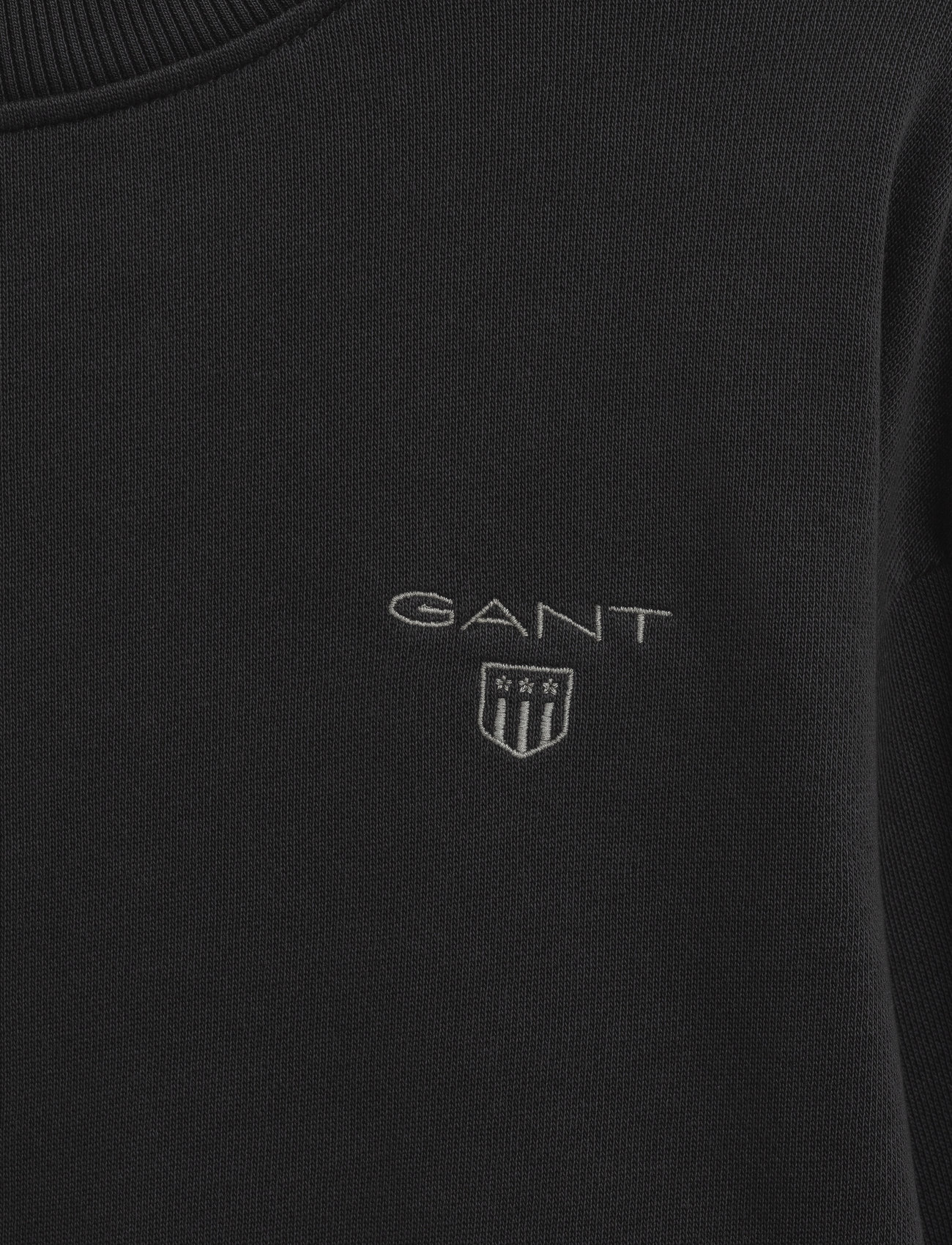 GANT - D2. CONTRAST SHIELD C-NECK - dark graphite - 4