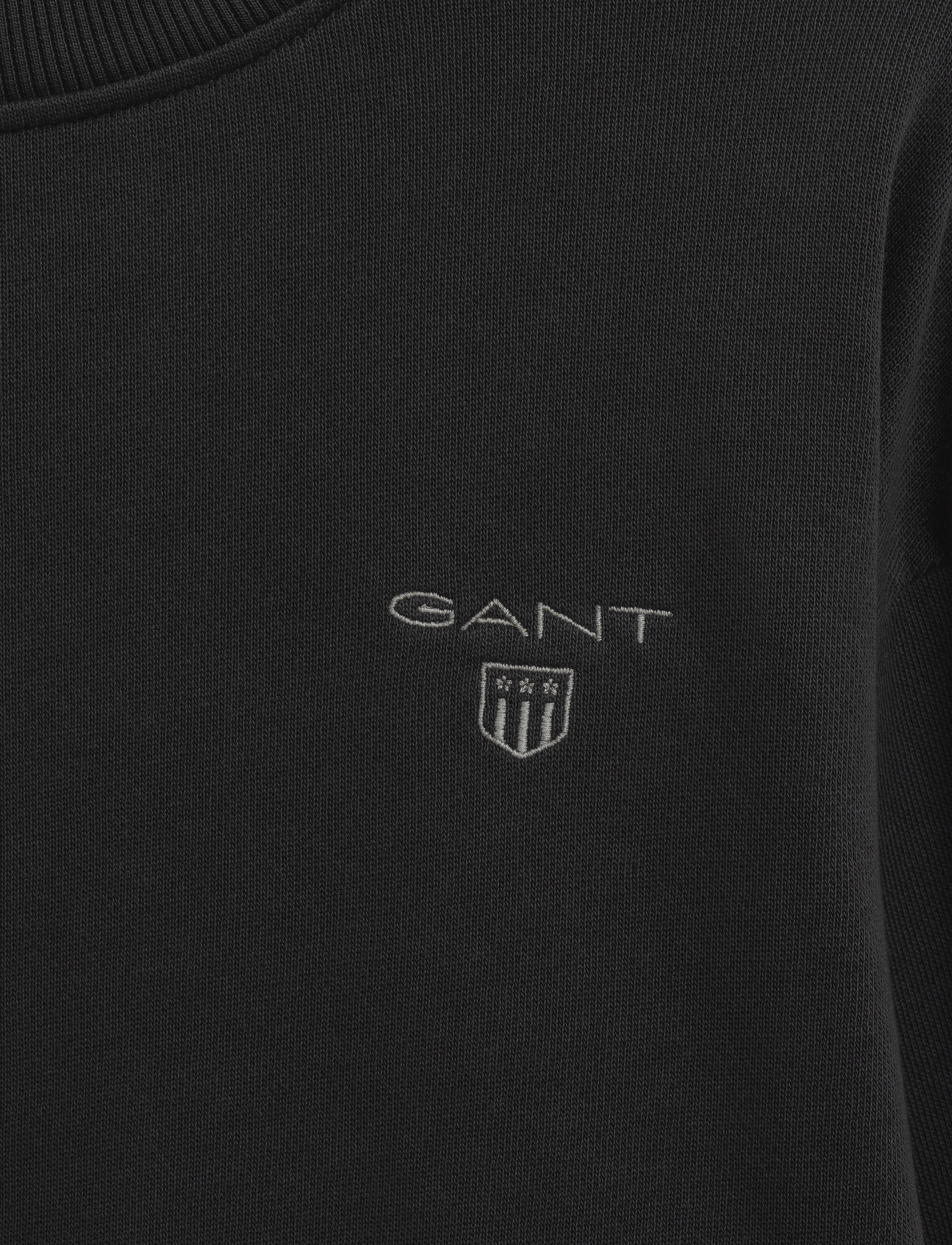 GANT - D2. CONTRAST SHIELD C-NECK - dark graphite - 4