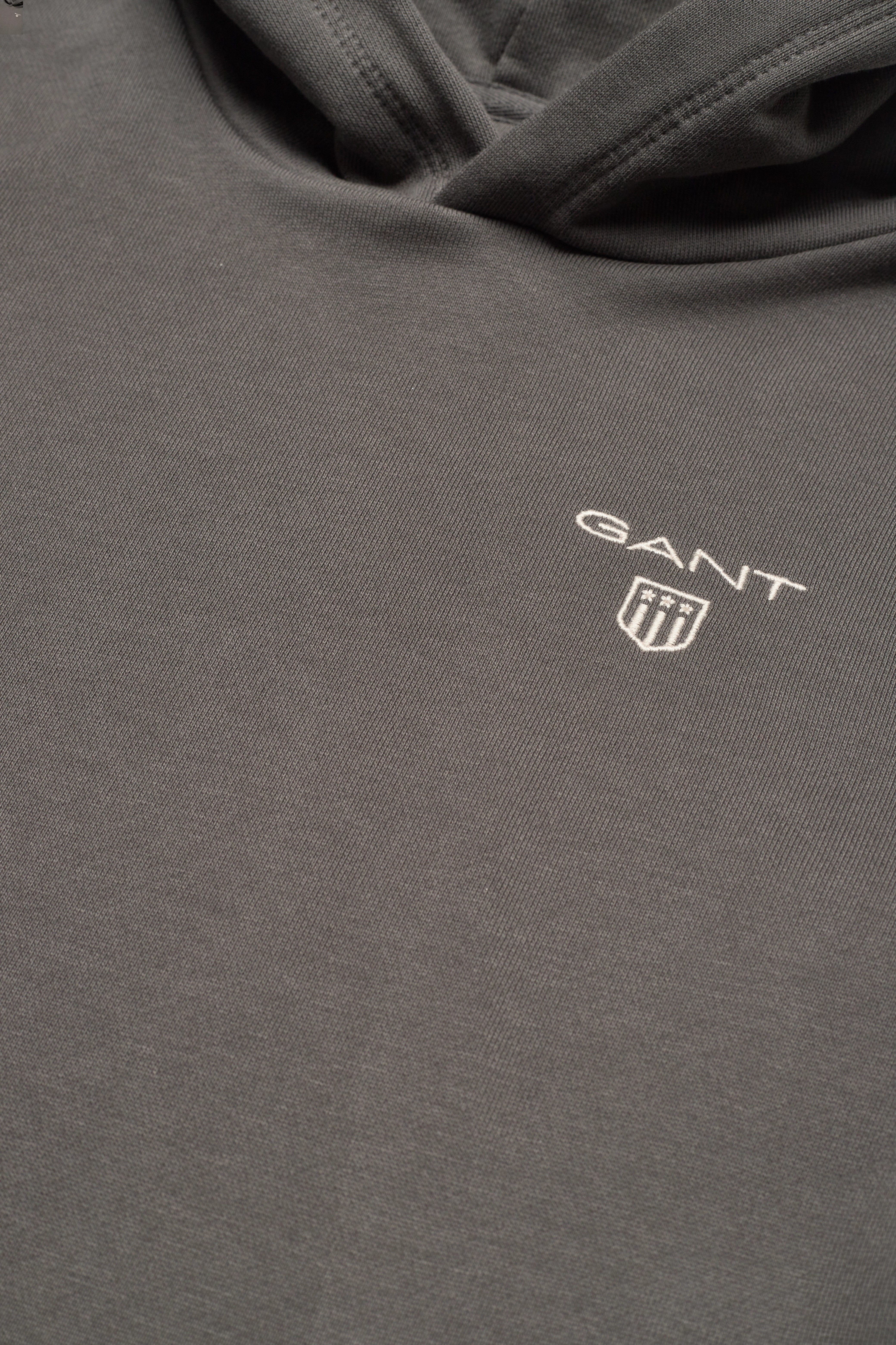 GANT - D2. CONTRAST SHIELD HOODIE - dark graphite - 2