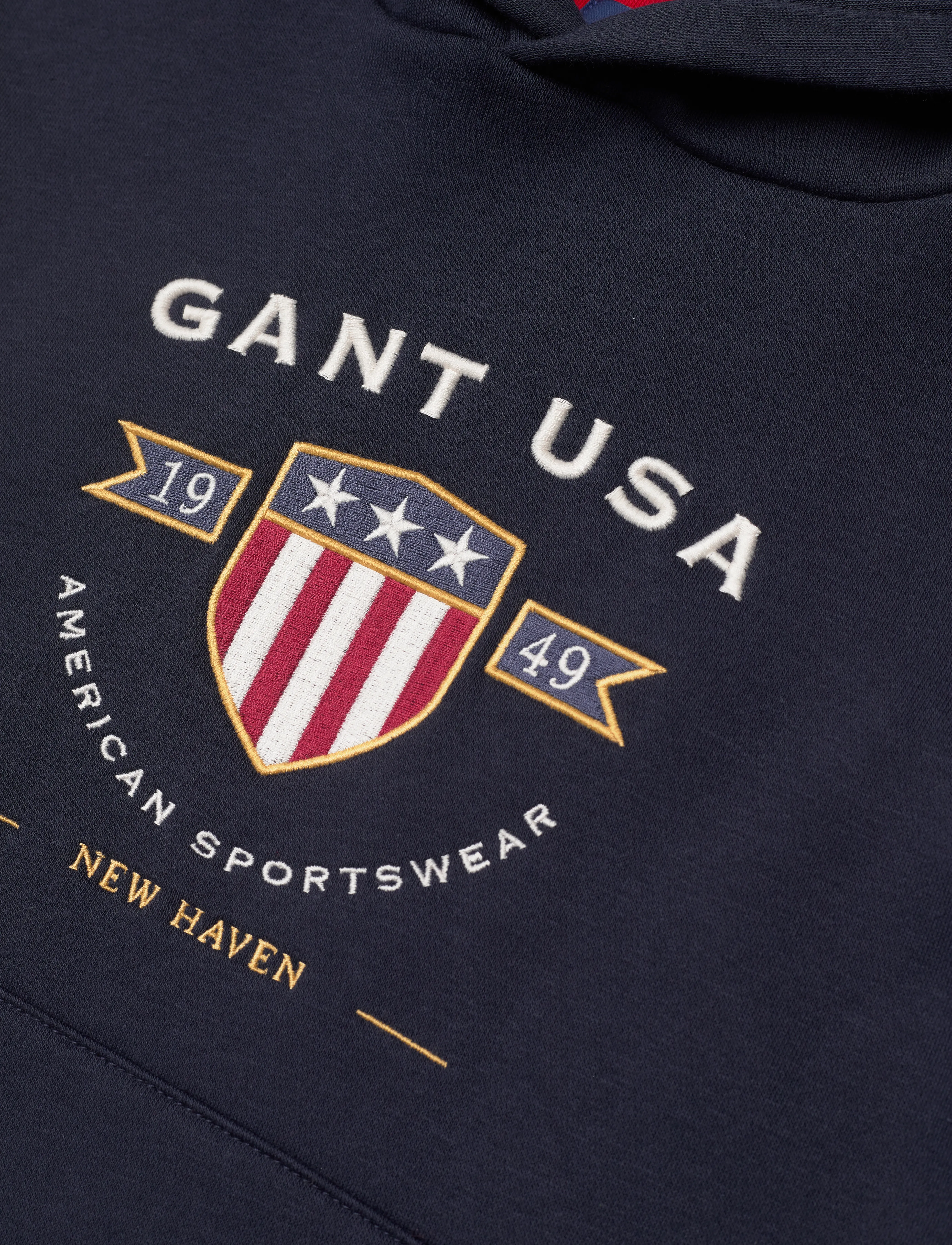 GANT - D1. BANNER SHIELD HOODIE - evening blue - 2
