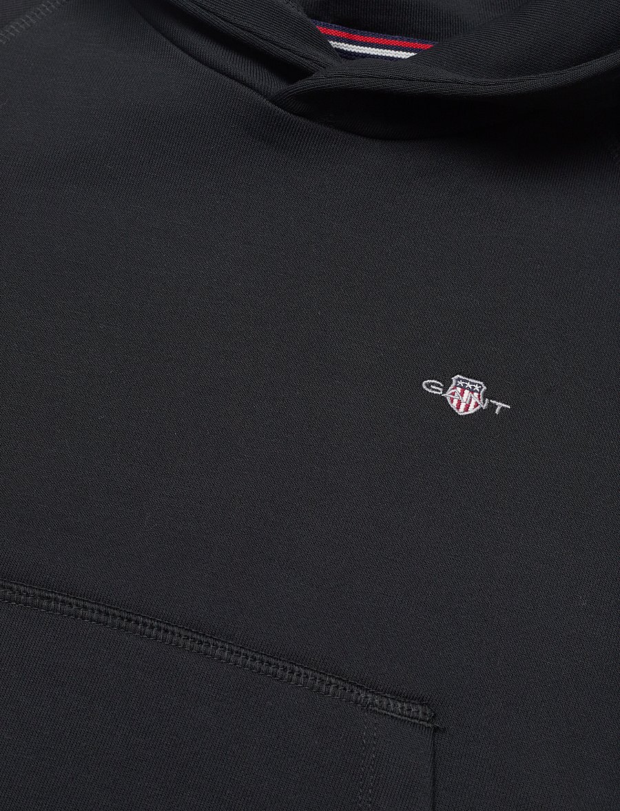 Gant - SHIELD HOODIE - kapuzenpullover - black - 2