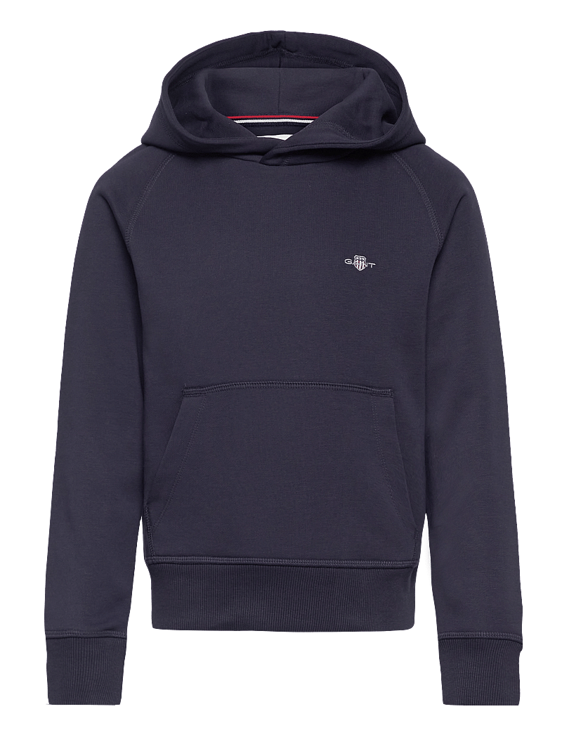 GANT - SHIELD HOODIE - kapuzenpullover - evening blue - 0