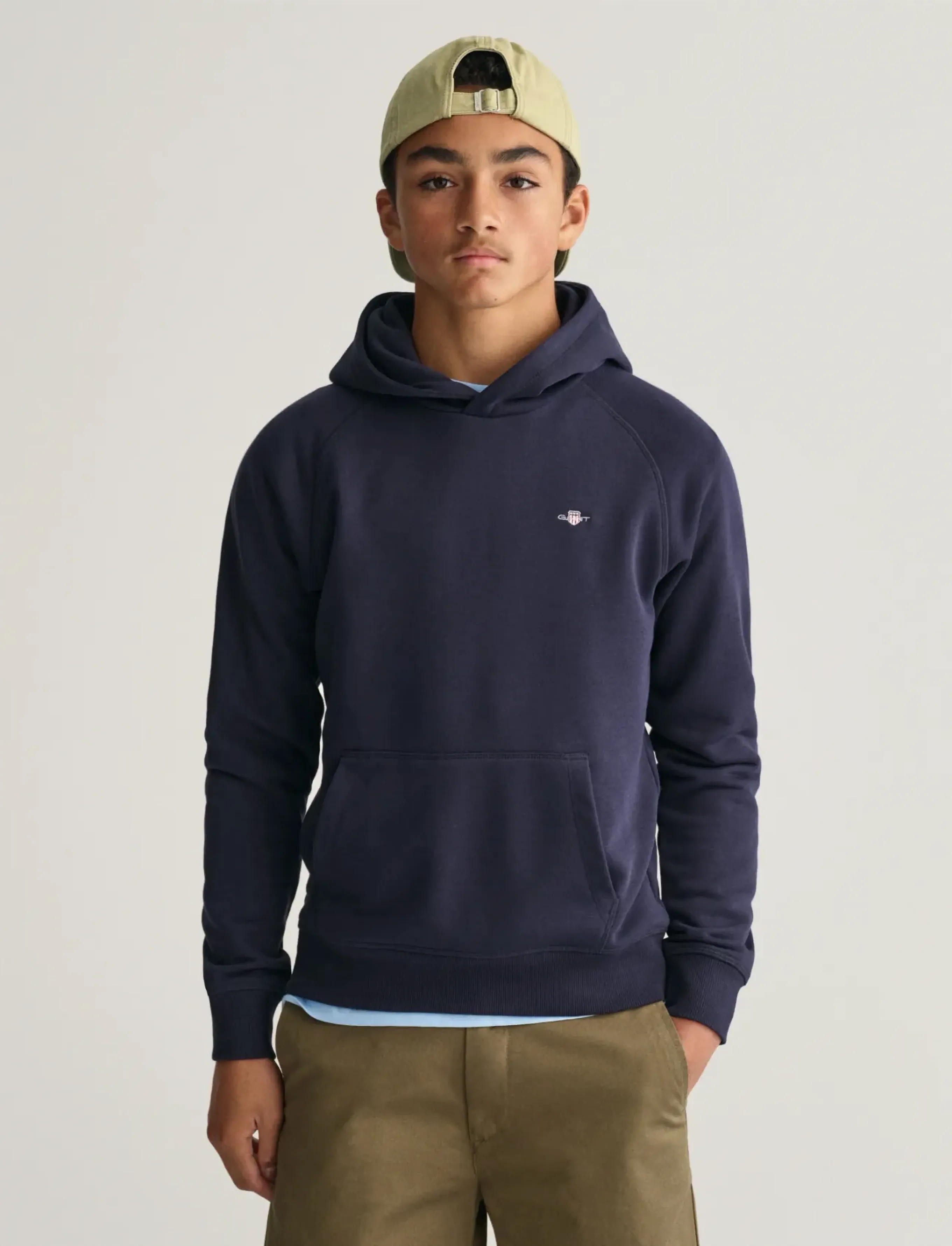 GANT SHIELD HOODIE - Hættetrøjer - EVENING BLUE / navy
