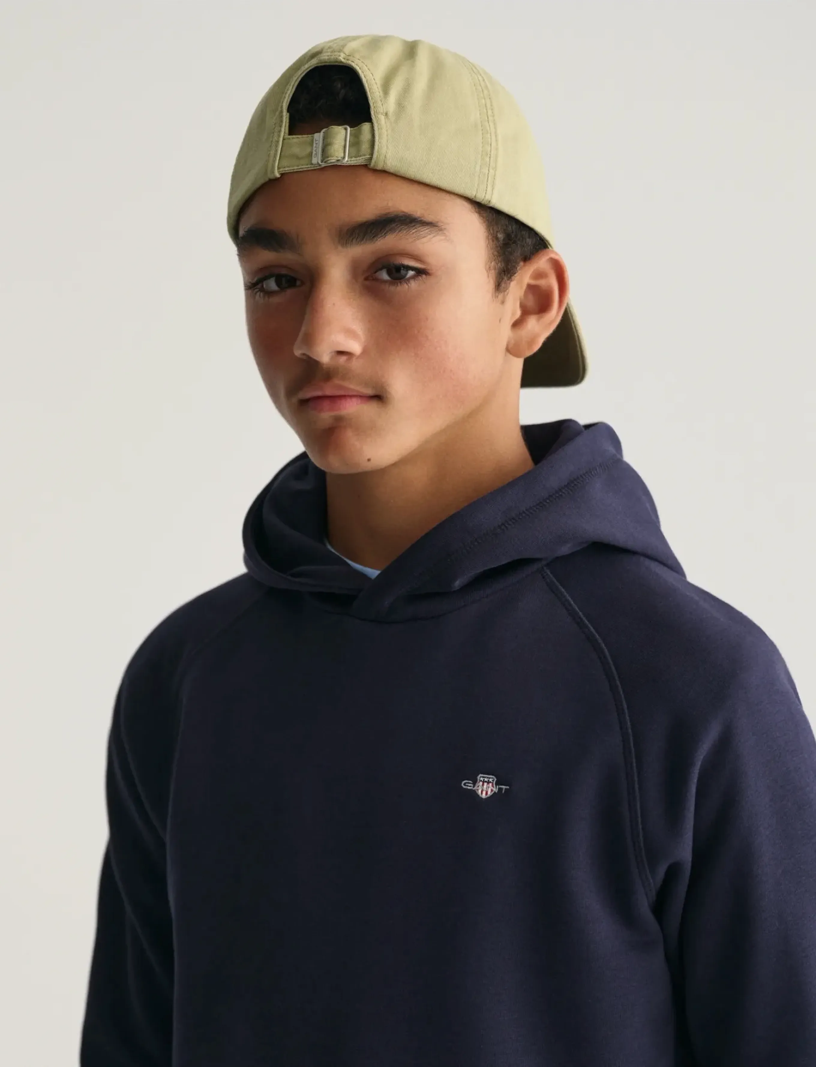 Gant - SHIELD HOODIE - hoodies - evening blue - 4