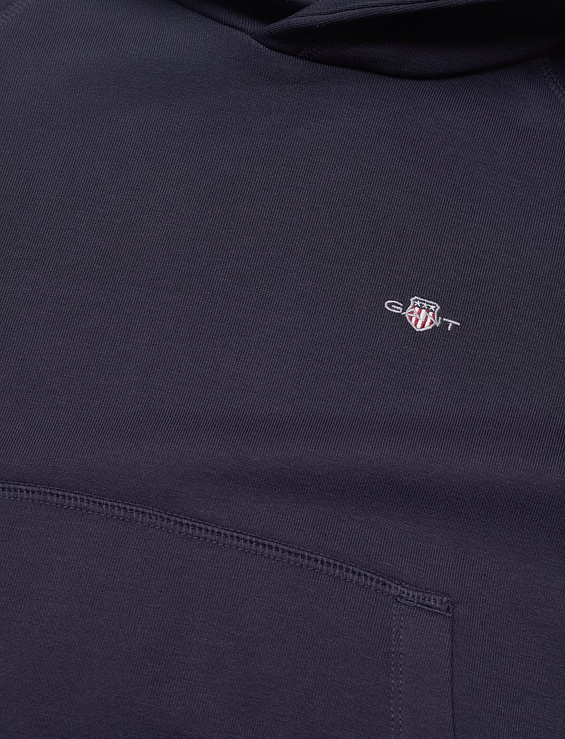 GANT - SHIELD HOODIE - kapuzenpullover - evening blue - 2