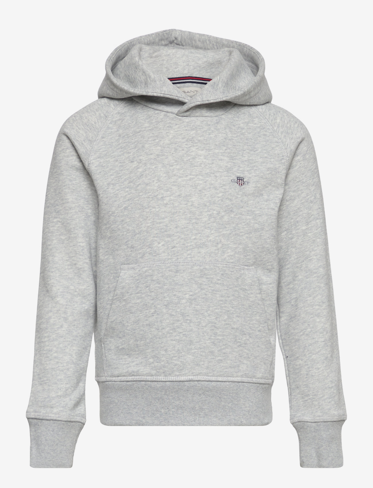Gant SHIELD HOODIE - Sweatshirts & Kapuzenpullover - LIGHT GREY MELANGE / grey