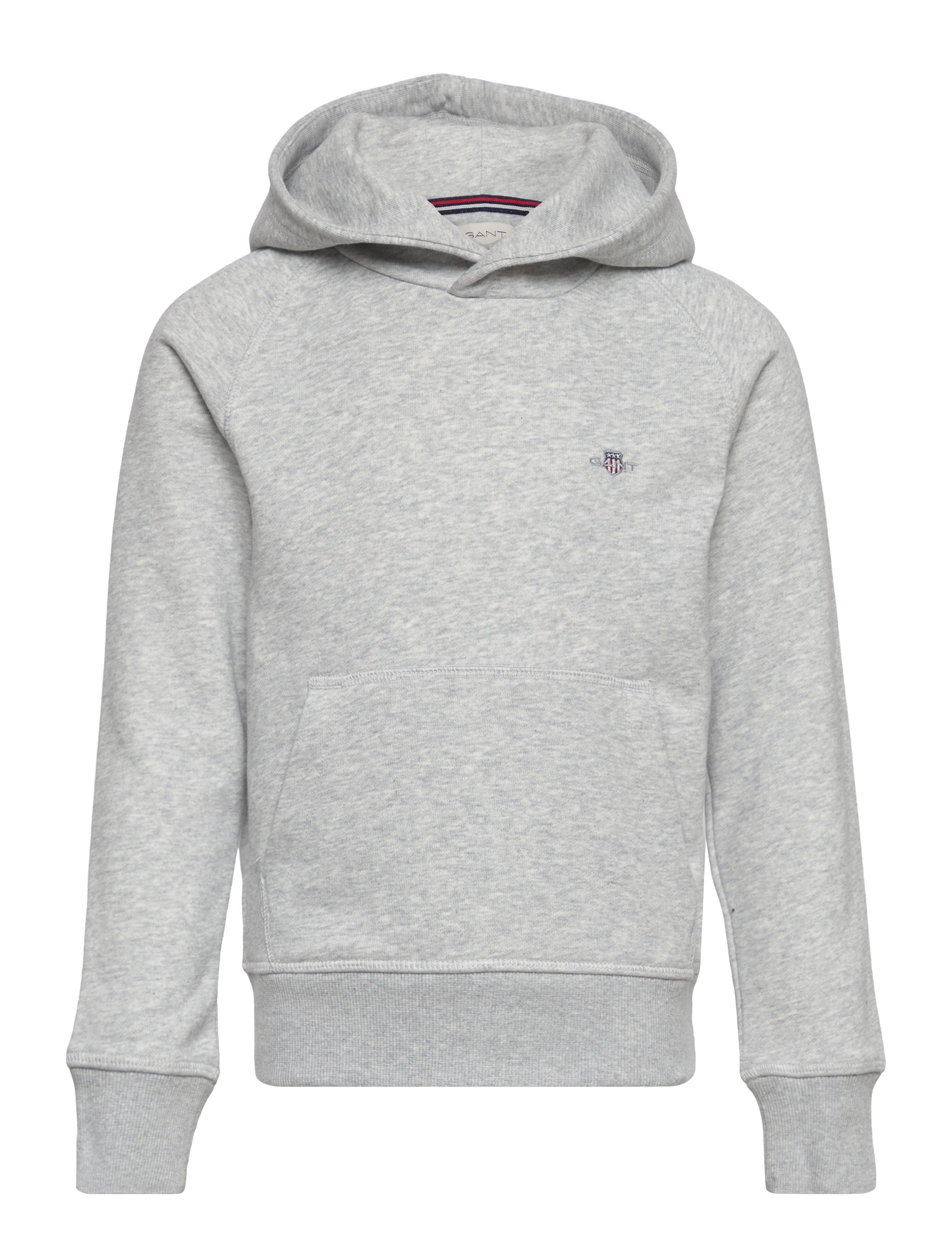 GANT - SHIELD HOODIE - kapuzenpullover - light grey melange - 1