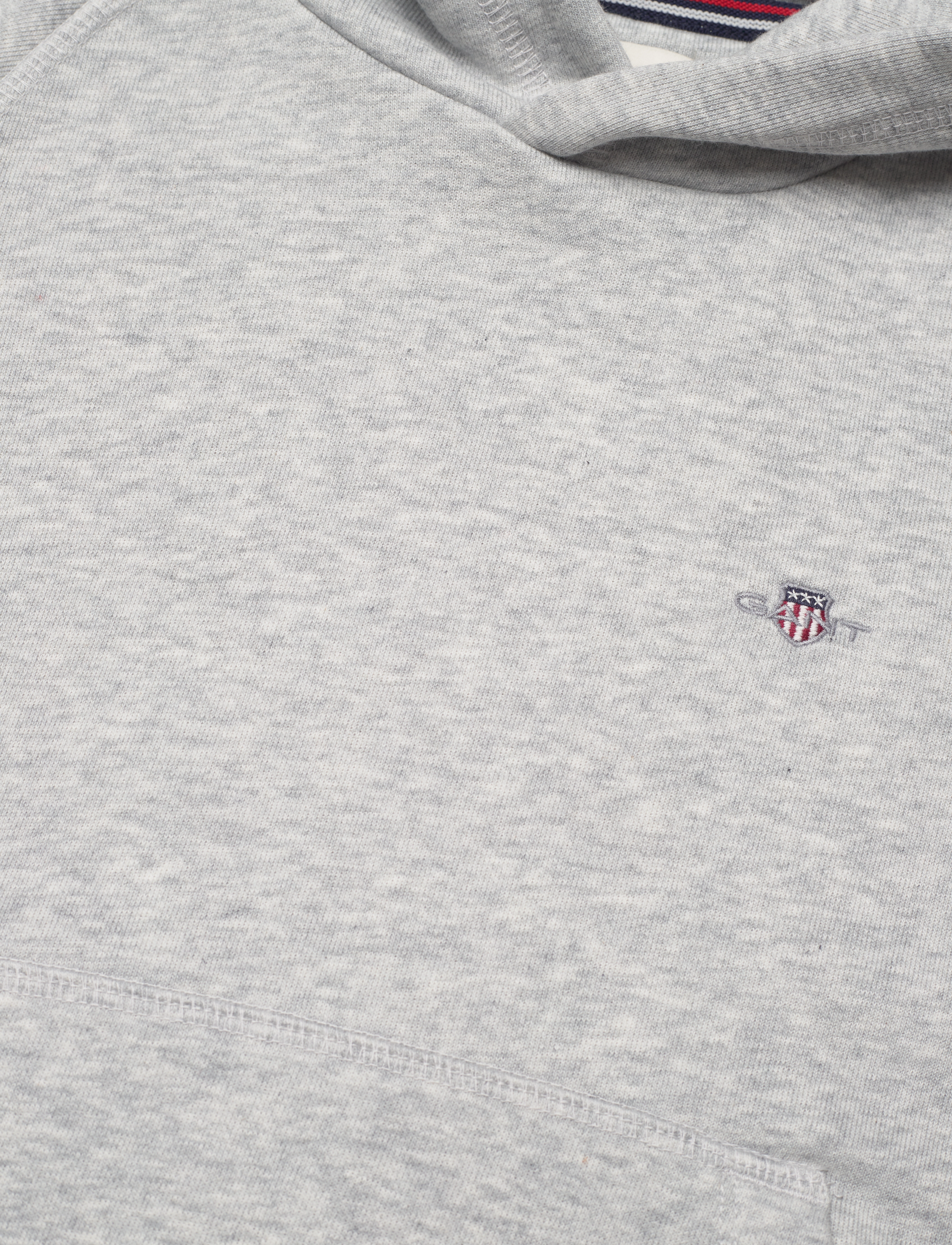Gant - SHIELD HOODIE - hoodies - light grey melange - 5