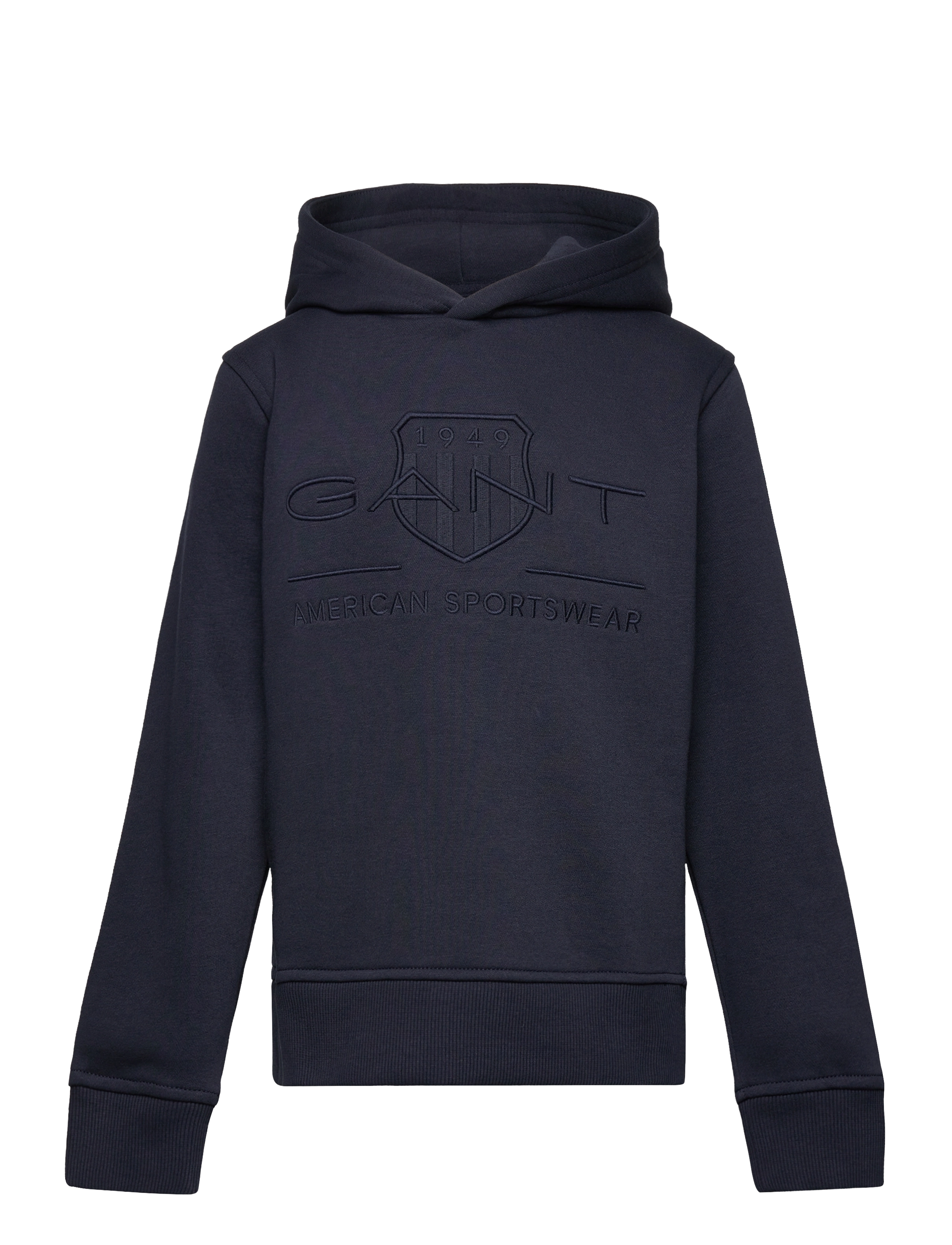GANT - TONAL SHIELD HOODIE - evening blue - 1