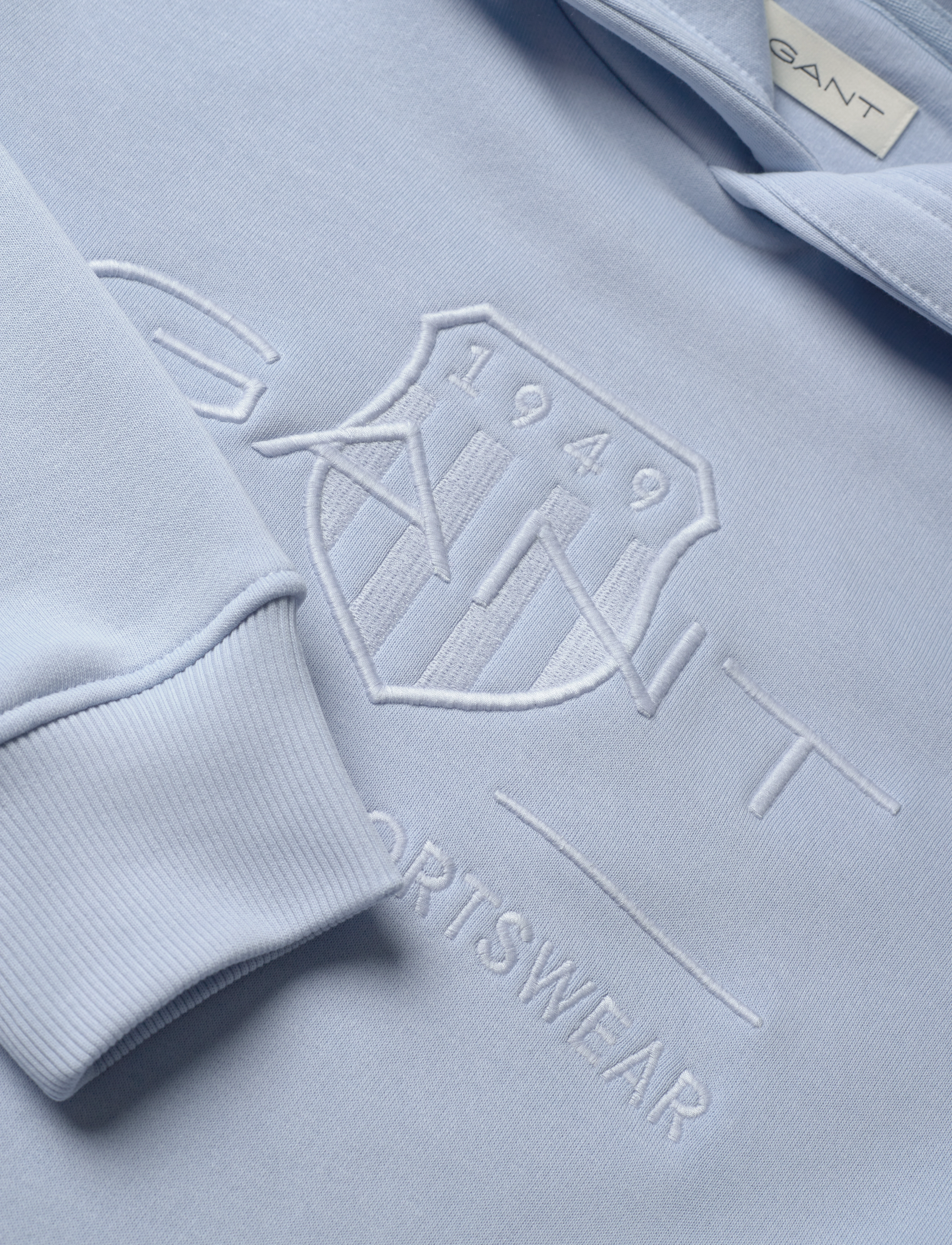 GANT - TONAL SHIELD HOODIE - fresh blue - 2