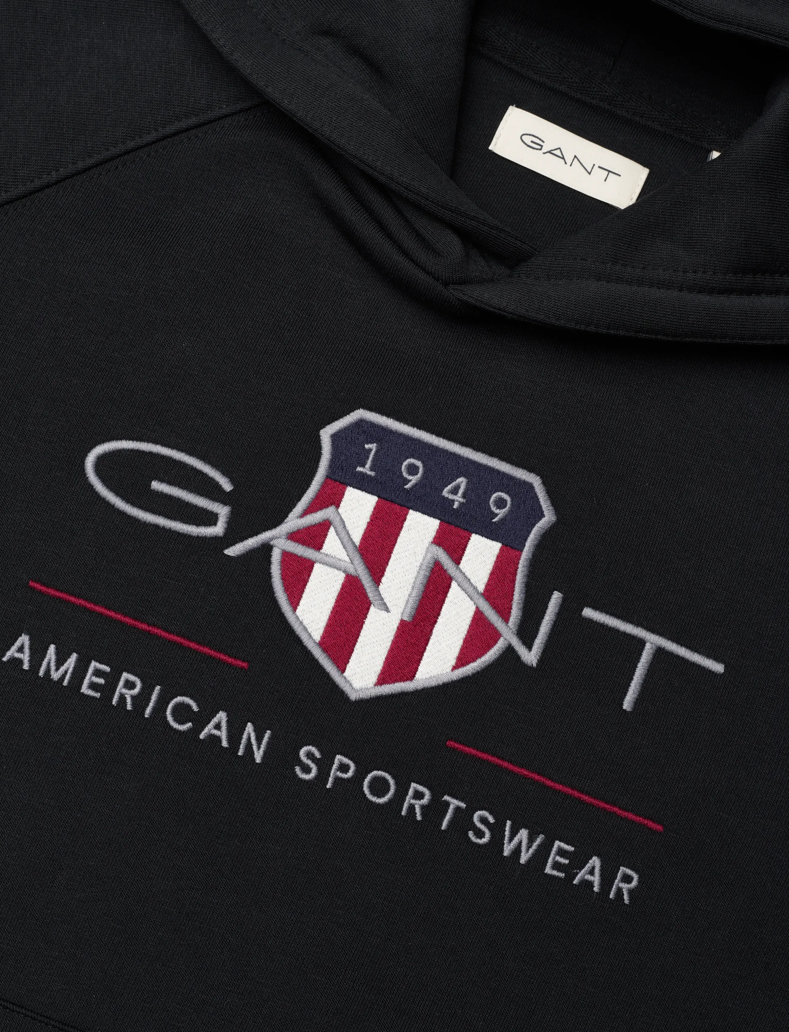 Gant - ARCHIVE SHIELD HOODIE - hættetrøjer - black - 2