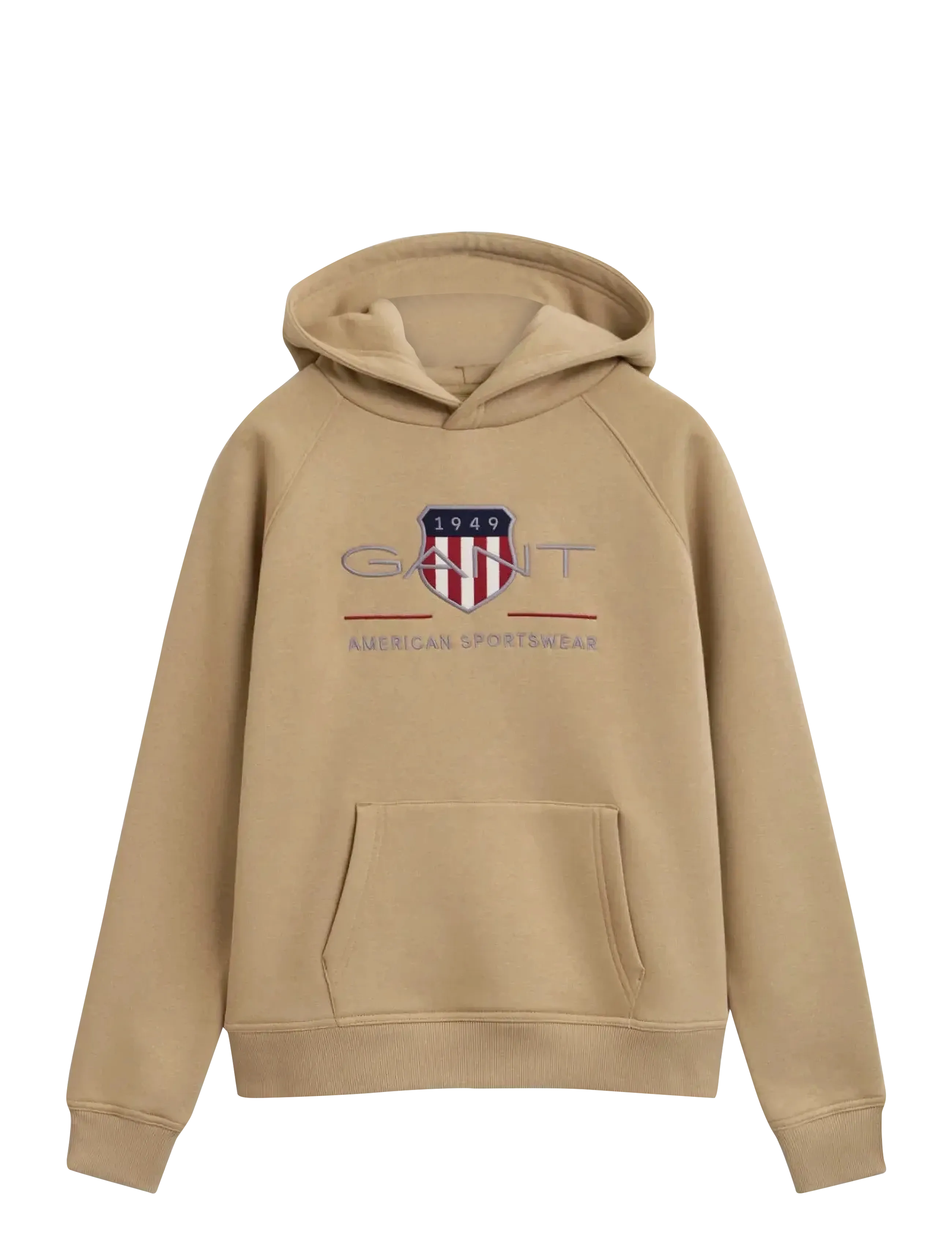 Gant ARCHIVE SHIELD HOODIE - Oberteile - DARK KHAKI / khaki/green