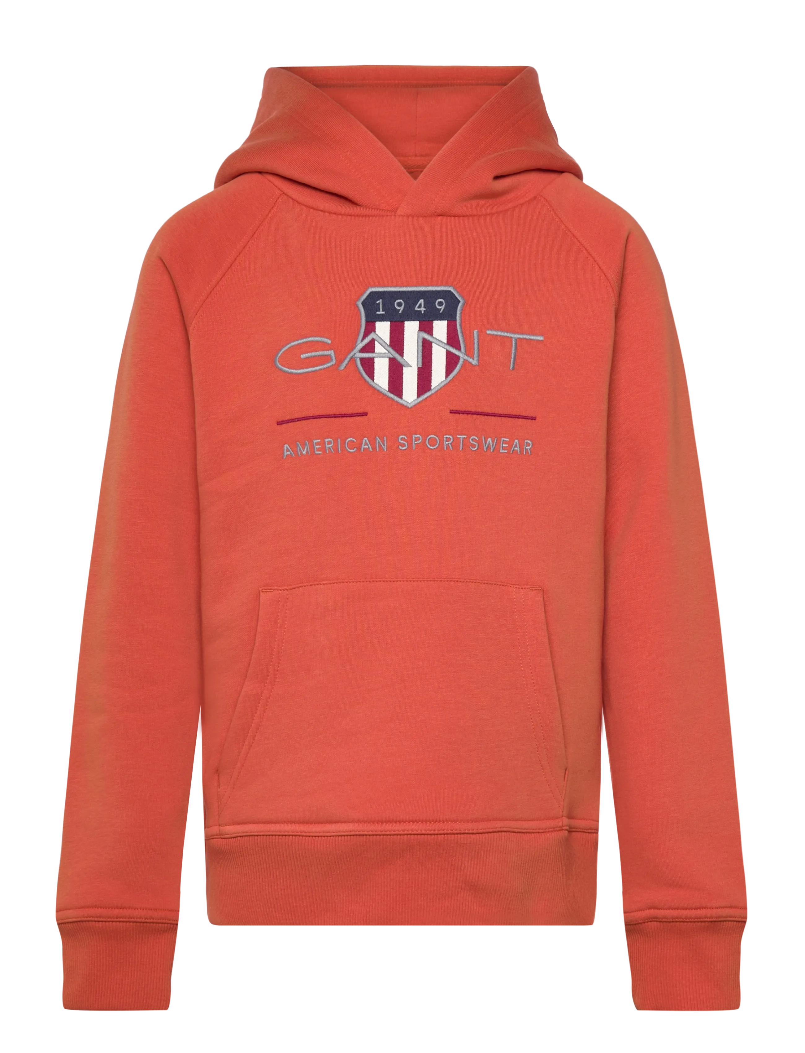 Gant ARCHIVE SHIELD HOODIE - Oberteile - DEEP ORANGE / orange