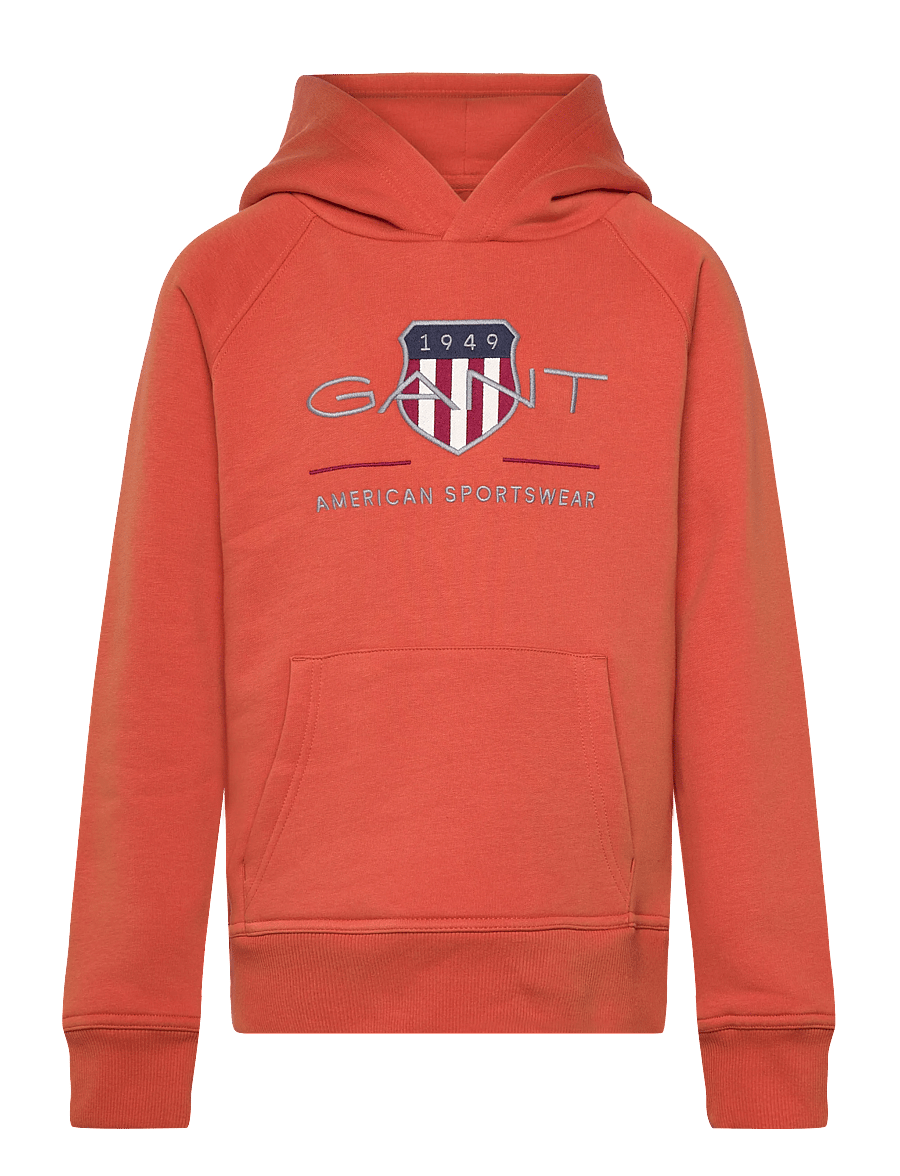 Gant - ARCHIVE SHIELD HOODIE - kapuzenpullover - deep orange - 0