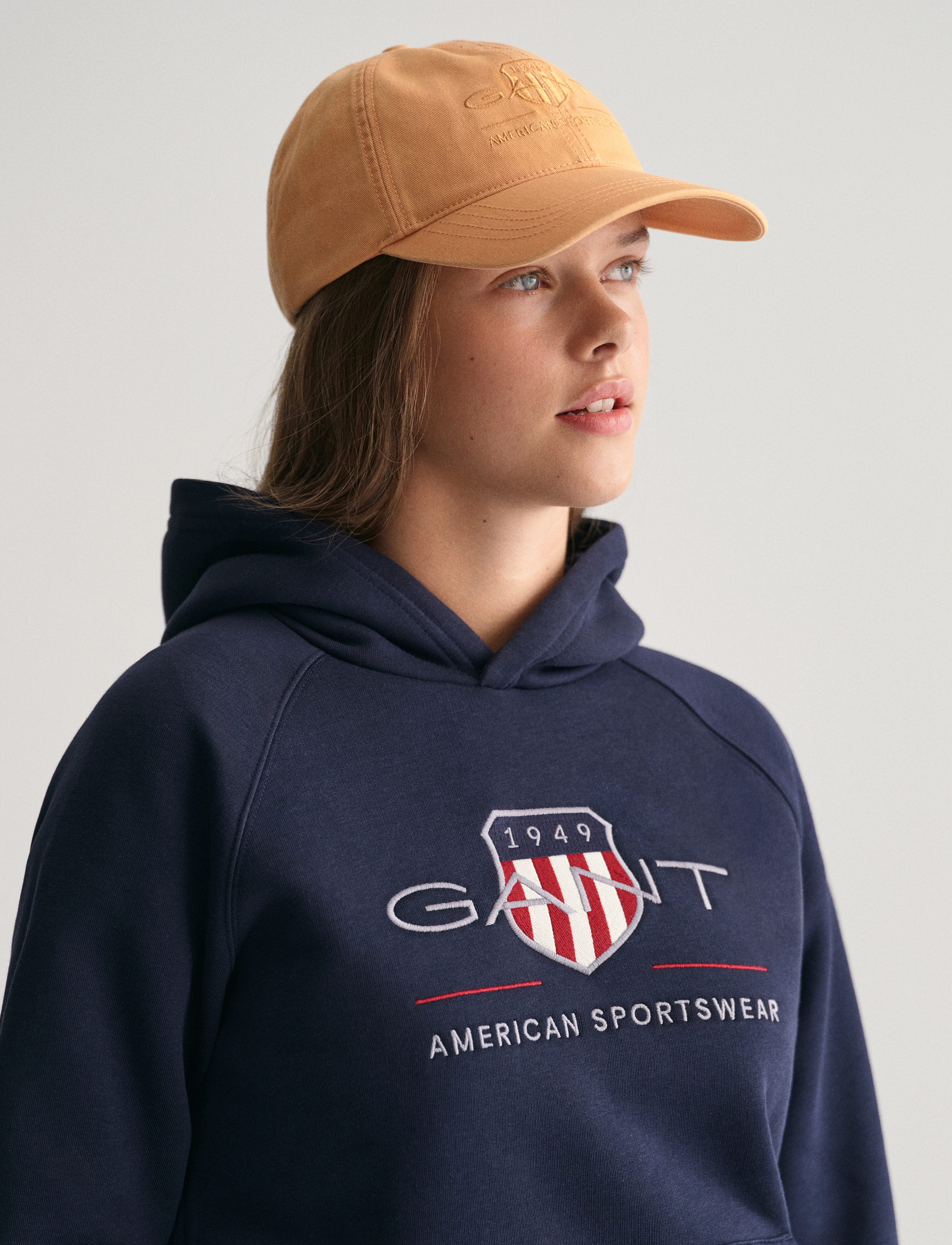 Gant - ARCHIVE SHIELD HOODIE - kapuzenpullover - evening blue - 4