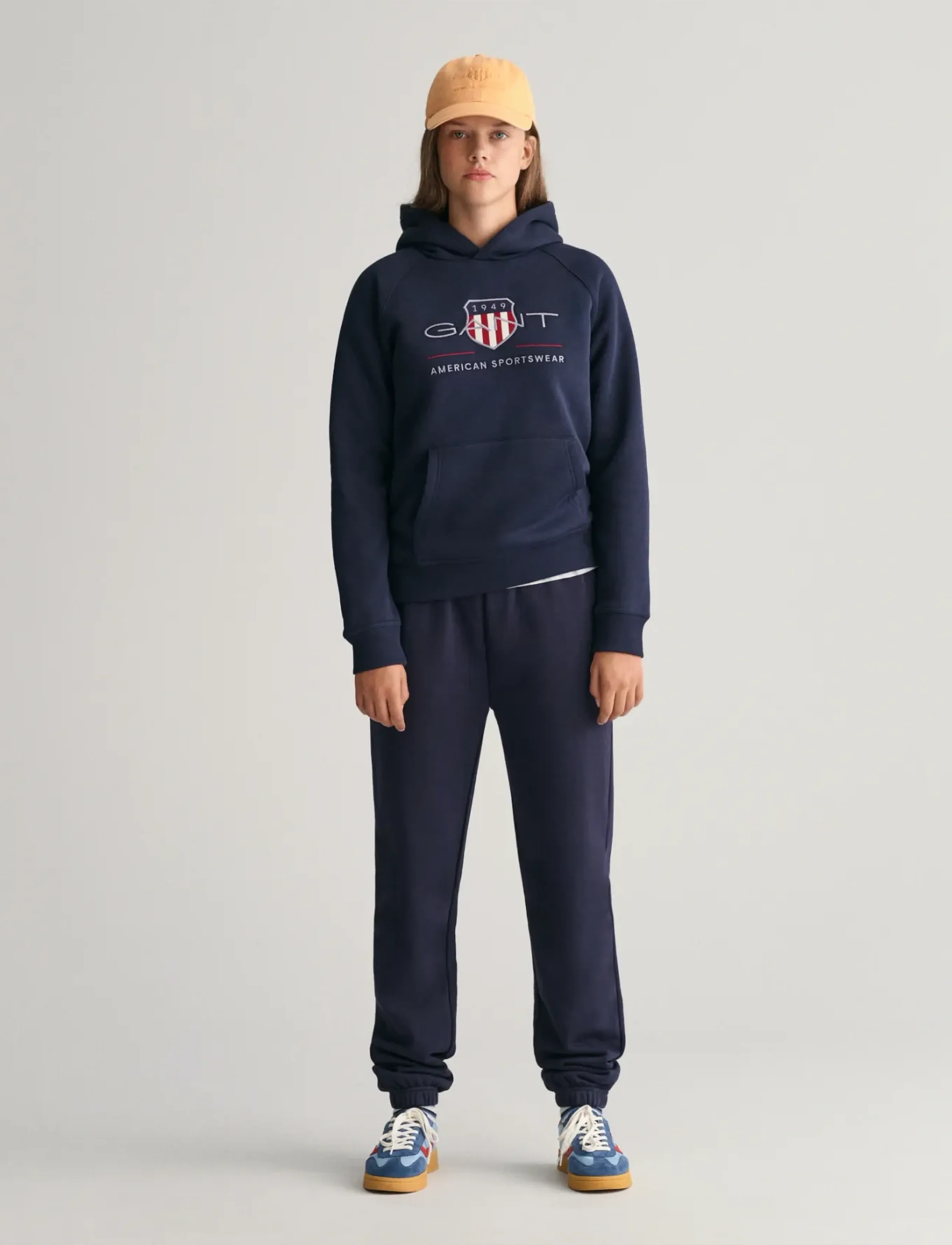 Gant - ARCHIVE SHIELD HOODIE - kapuzenpullover - evening blue - 5