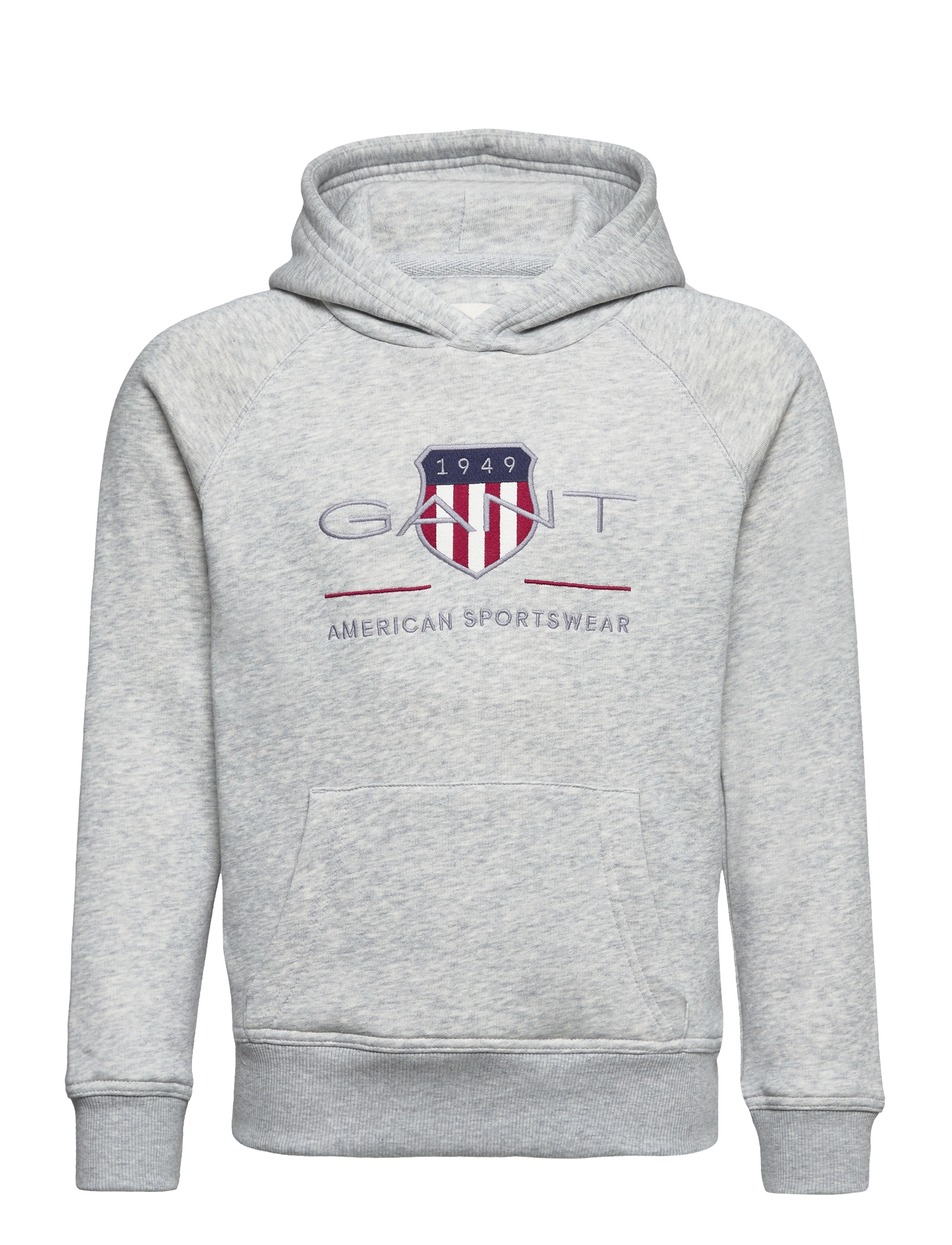 Gant ARCHIVE SHIELD HOODIE - Oberteile - LIGHT GREY MELANGE / grey