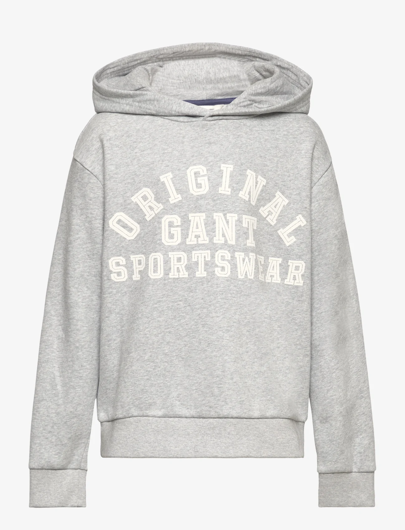 GANT - ORIGINAL SPORTSWEAR SWEAT HOODIE - hoodies - light grey melange - 0