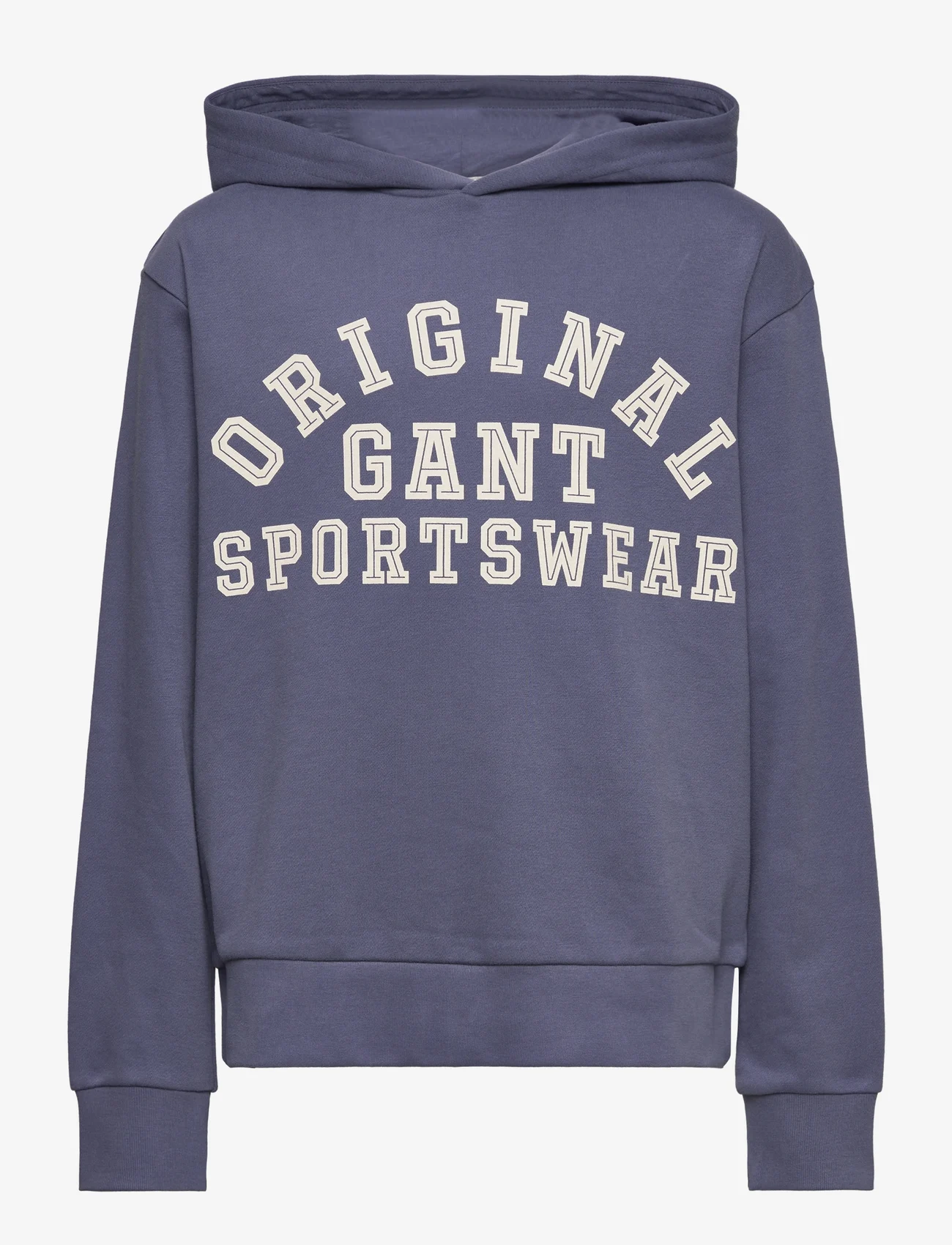 GANT - ORIGINAL SPORTSWEAR SWEAT HOODIE - hoodies - washed blue - 0