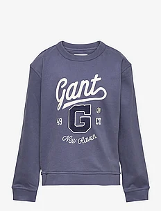RELAXED GRAPHIC SWEAT C-NECK, GANT