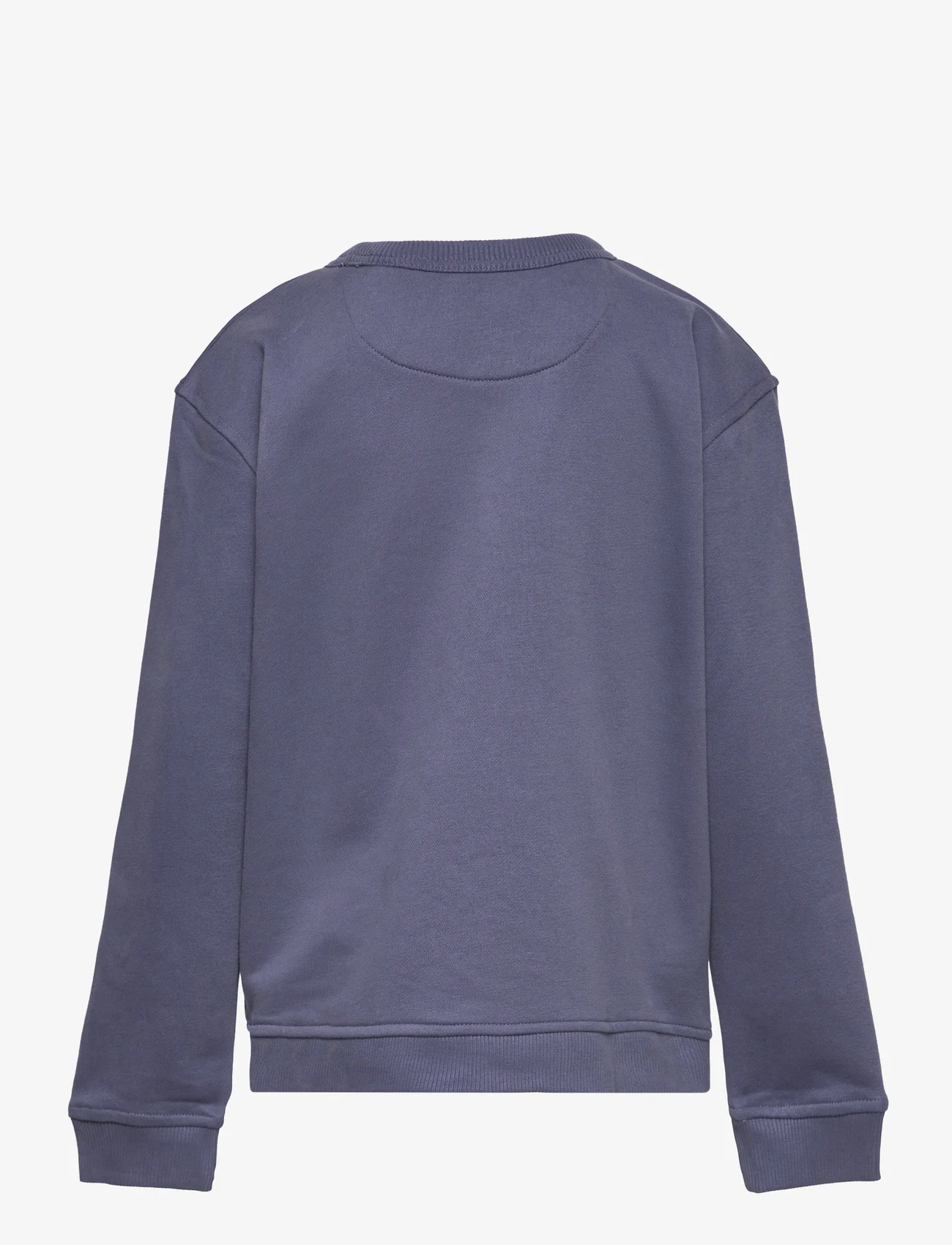 GANT - RELAXED GRAPHIC SWEAT C-NECK - sportiska stila džemperi - washed blue - 1