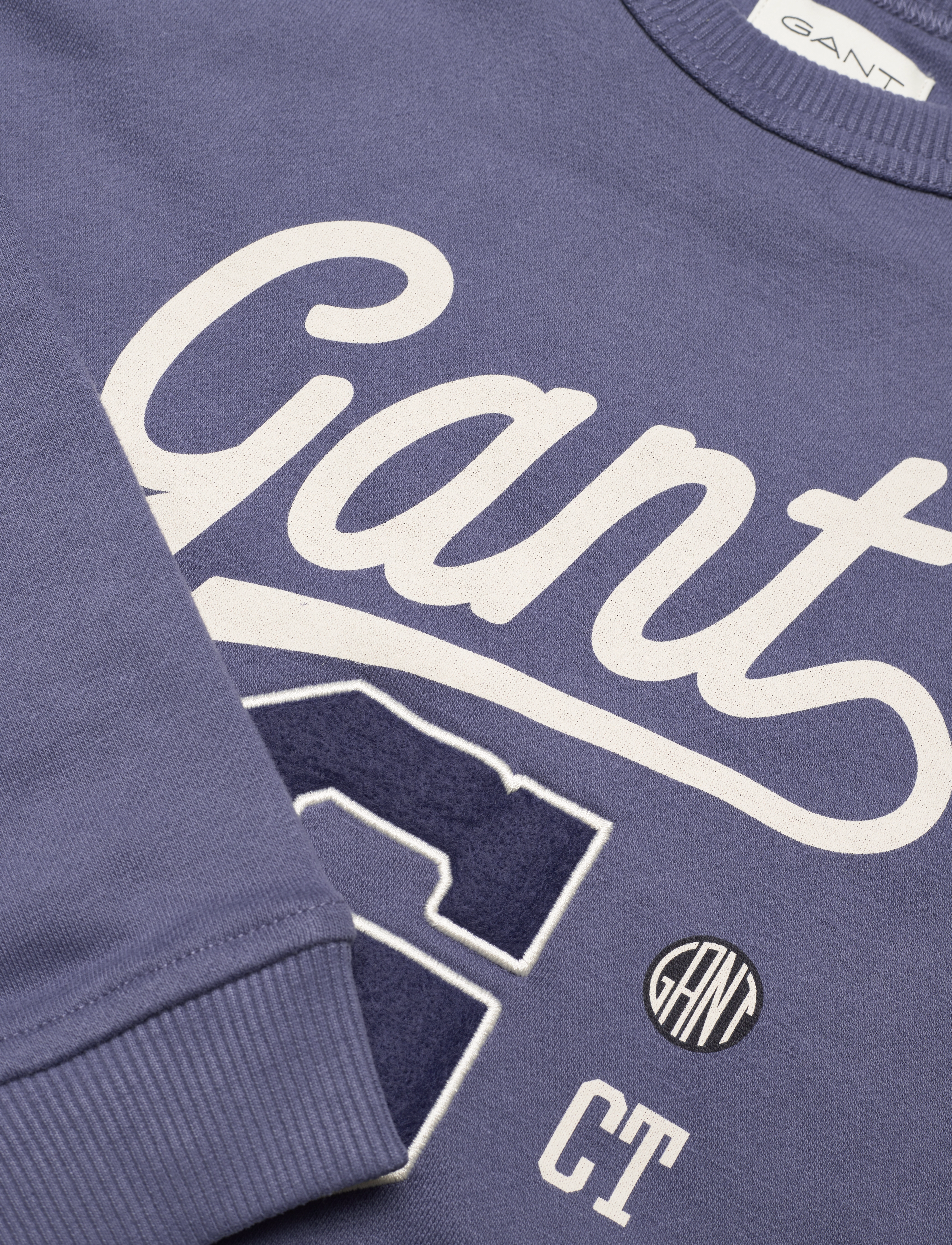 GANT - RELAXED GRAPHIC SWEAT C-NECK - washed blue - 2