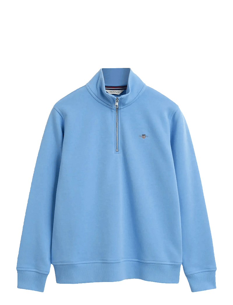 Gant - SHIELD HALF ZIP SWEATSHIRT - sweatshirts - dream blue - 0
