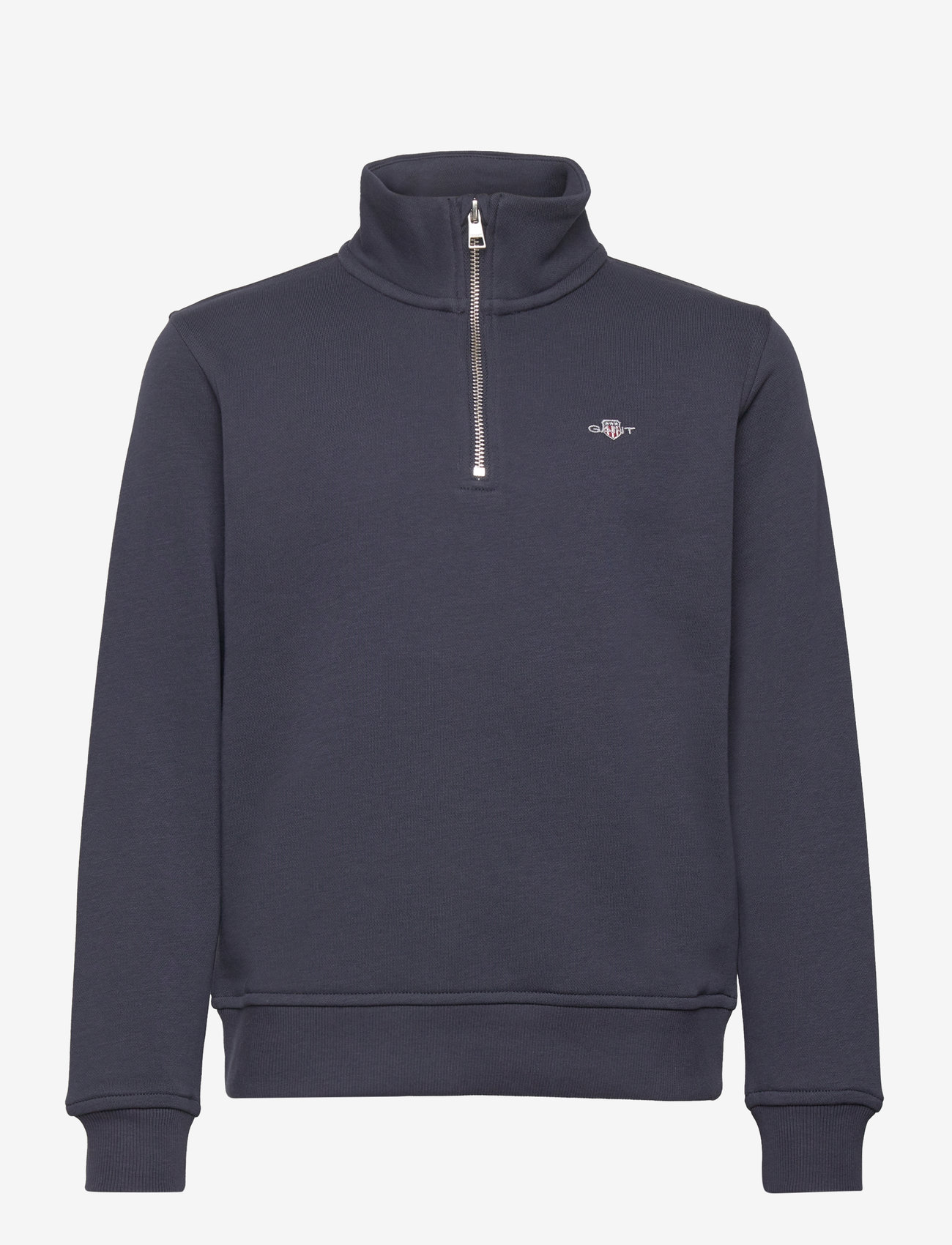 GANT - SHIELD HALF ZIP SWEATSHIRT - evening blue - 0