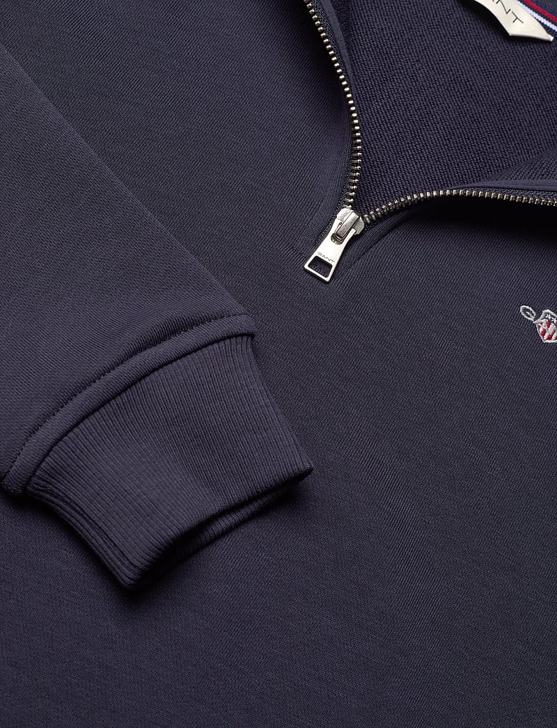 GANT - SHIELD HALF ZIP SWEATSHIRT - dressipluusid - evening blue - 2