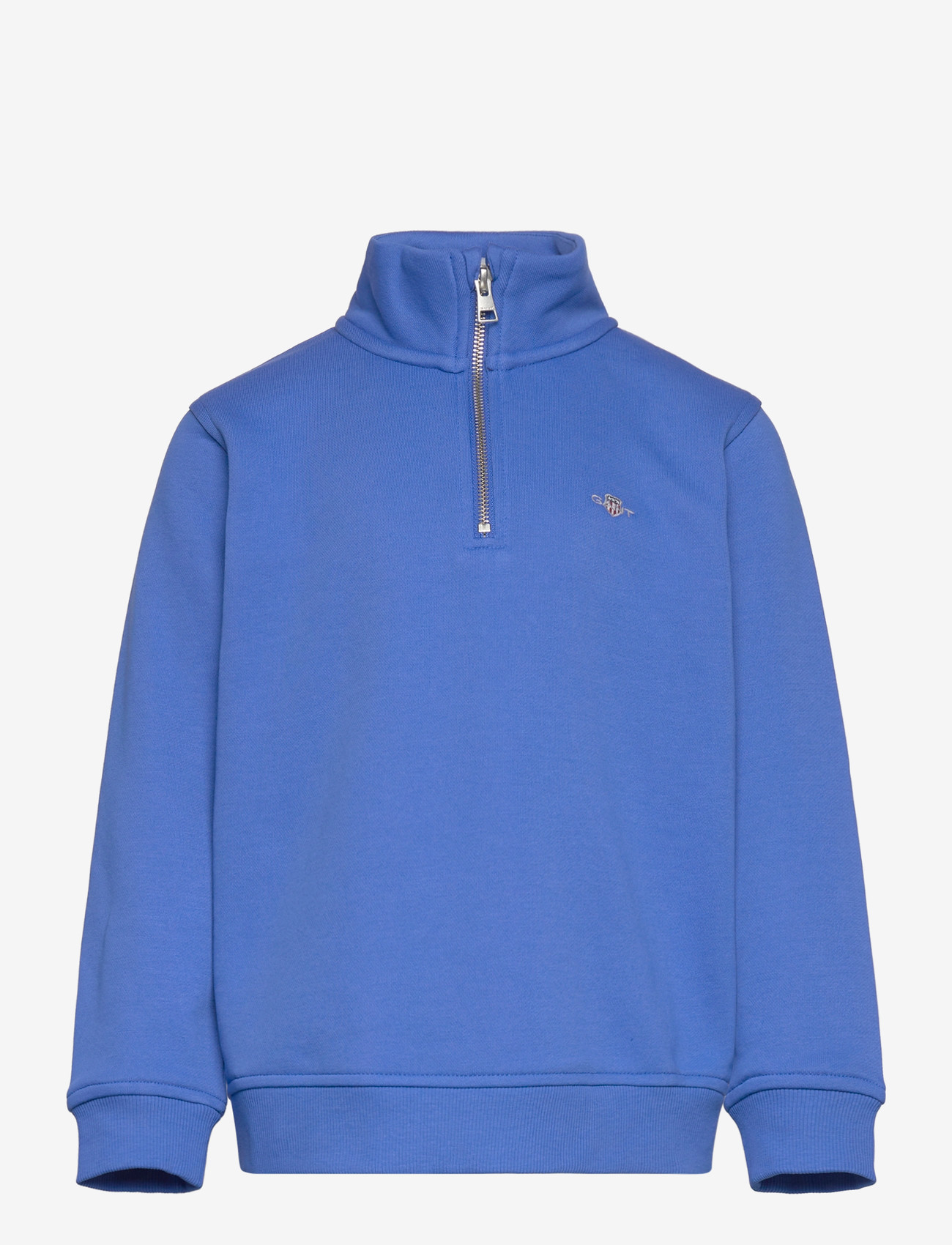 GANT - SHIELD HALF ZIP SWEATSHIRT - sweatshirts - greece blue - 0