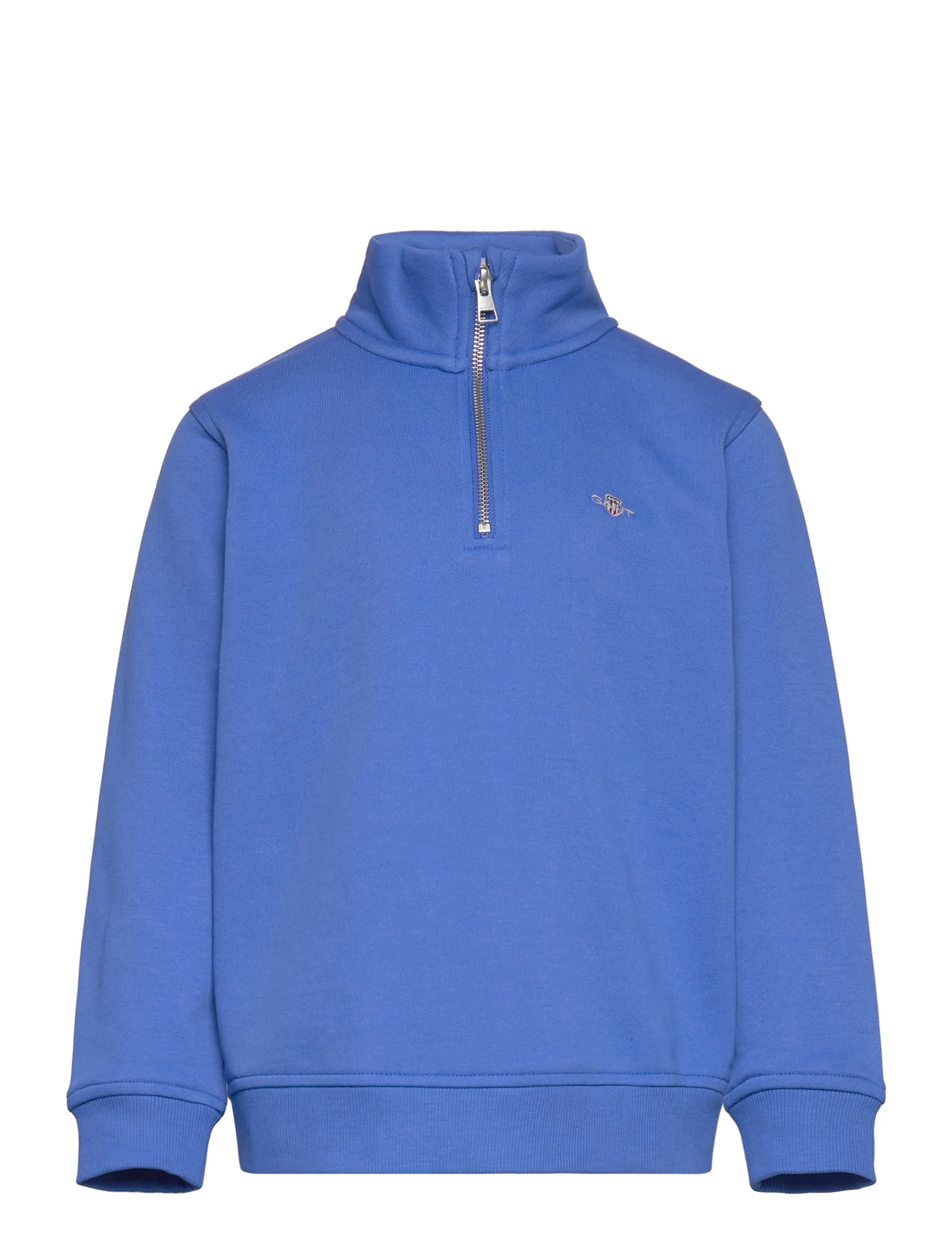 SHIELD HALF ZIP SWEATSHIRT - GREECE BLUE