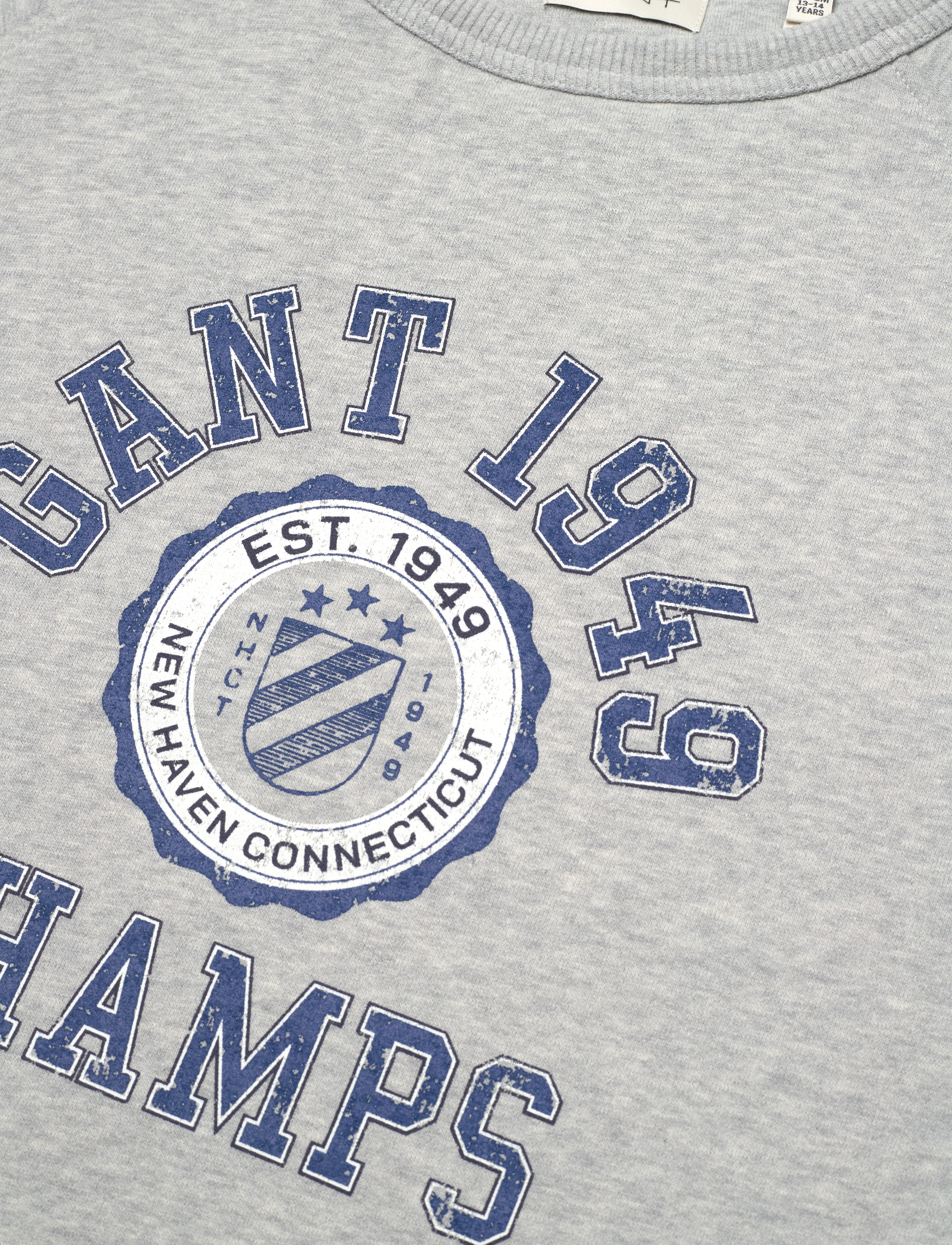 GANT - GANT 1949 RAGLAN C-NECK - light grey melange - 2