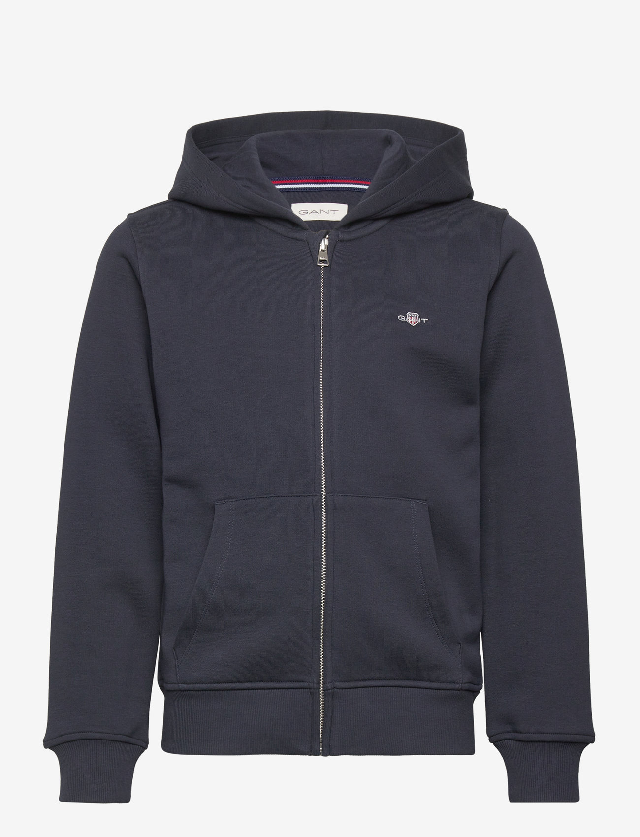 GANT - SHIELD ZIP HOODIE - kapuzenpullover - evening blue - 0