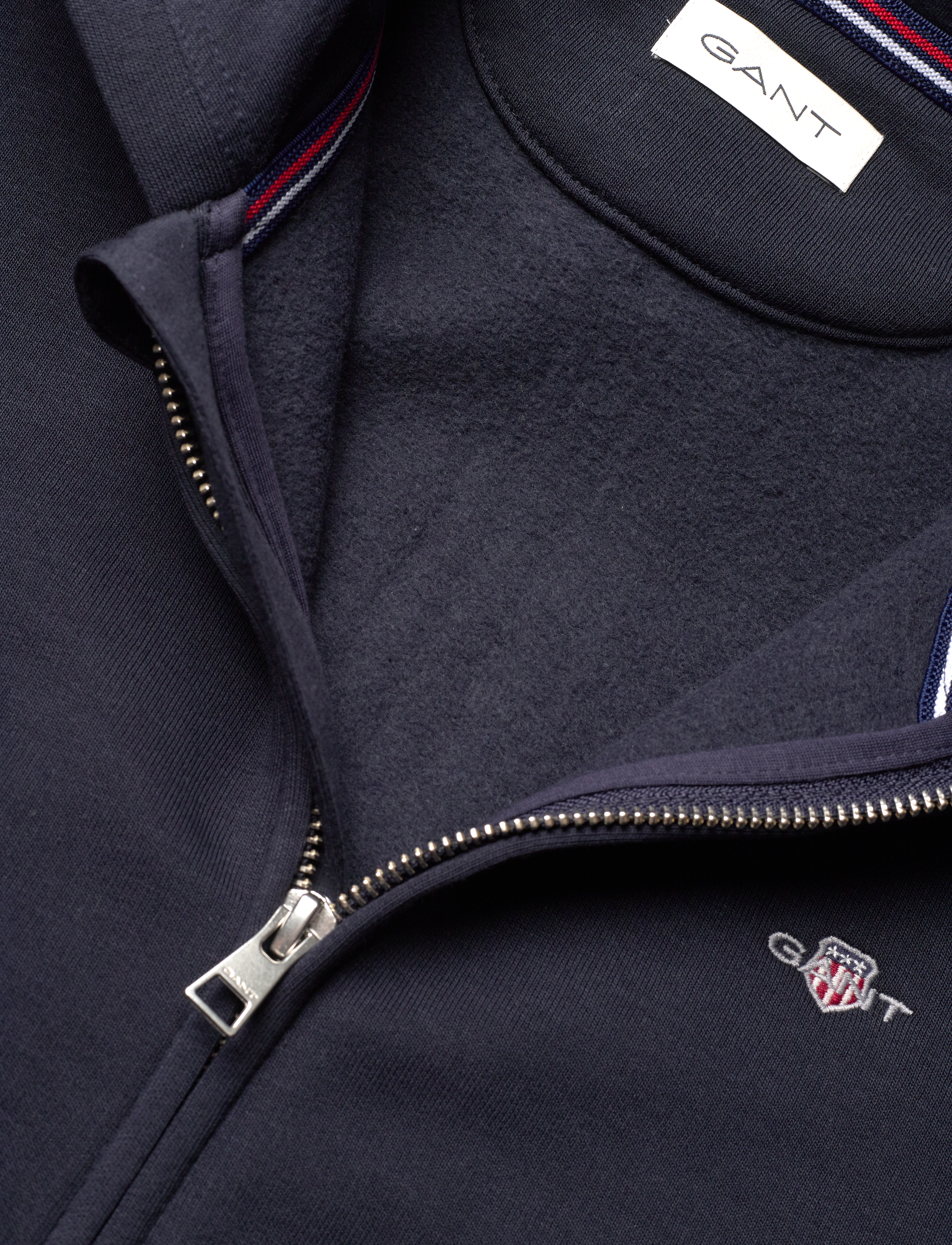 Gant - SHIELD ZIP HOODIE - džemperi ar kapuci - evening blue - 2