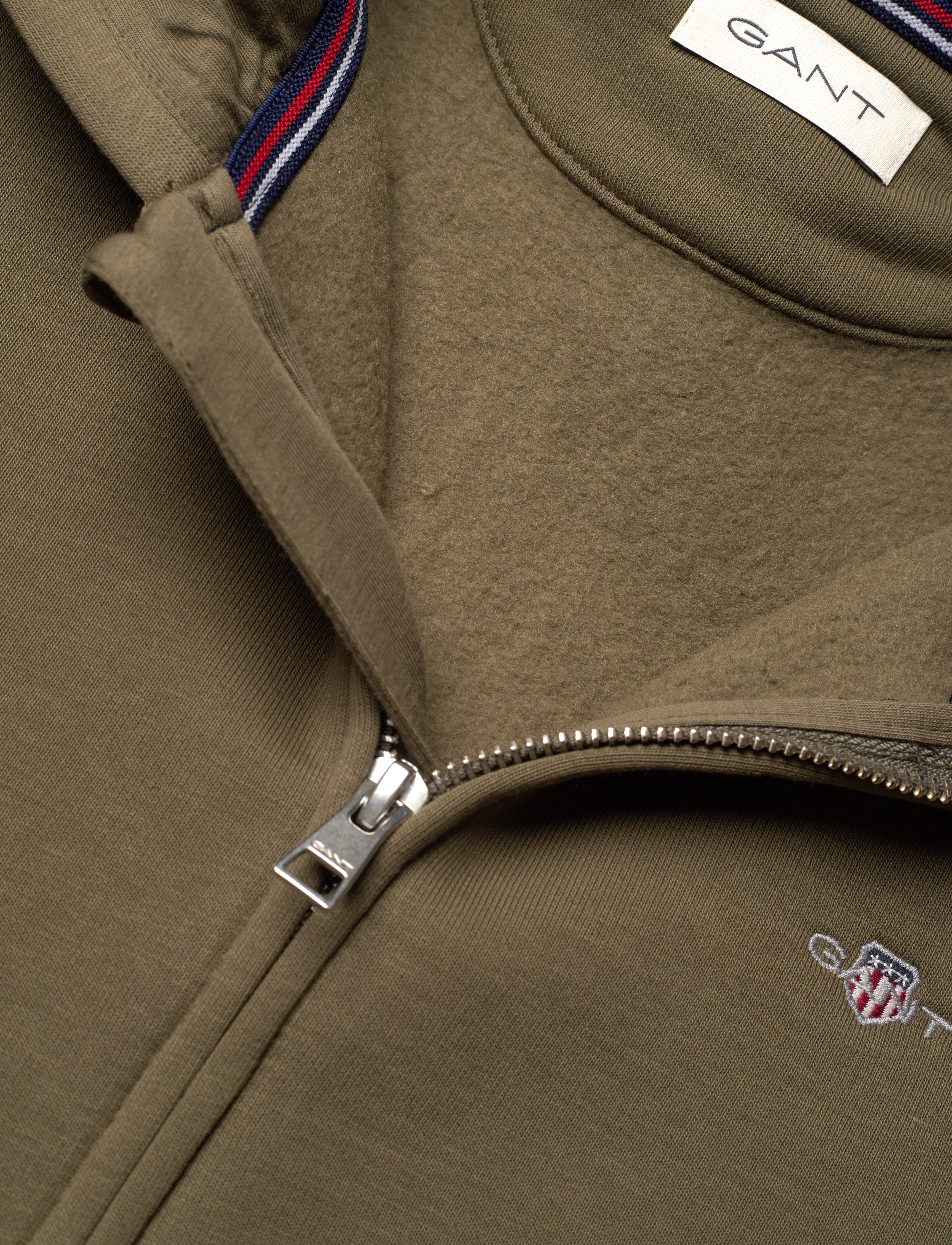 Gant - SHIELD ZIP HOODIE - kapuutsiga dressipluusid - juniper green - 2