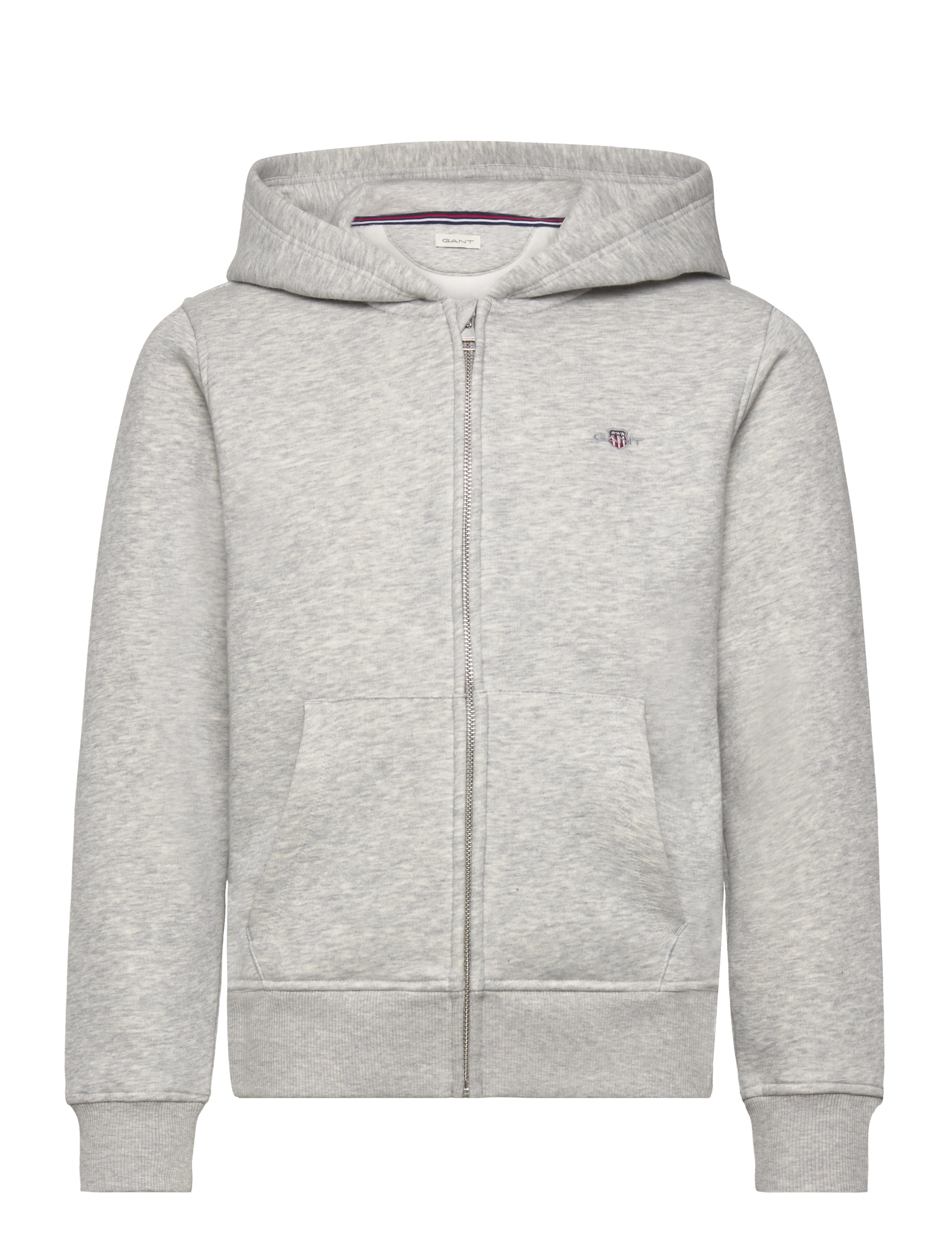 Gant SHIELD ZIP HOODIE - Pulls à capuche - LIGHT GREY MELANGE / grey