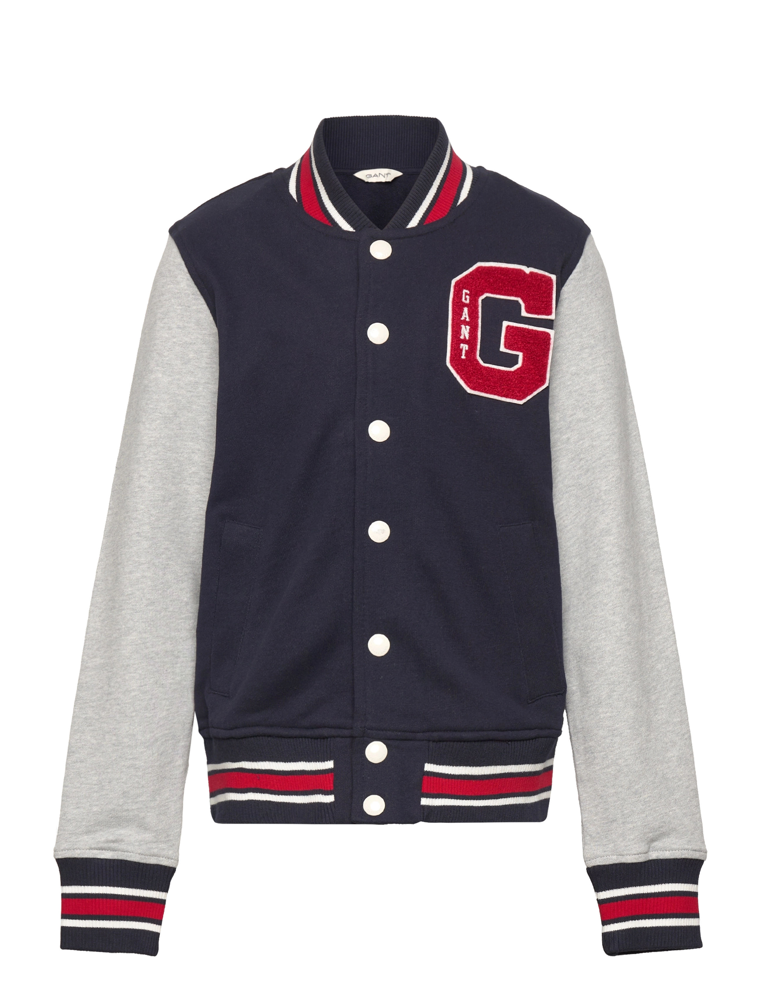 Gant GANT VARSITY SWEAT JACKET - Jackor - EVENING BLUE / multi