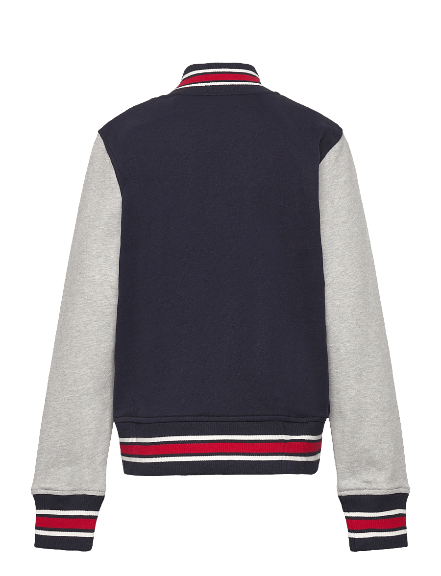 Gant - GANT VARSITY SWEAT JACKET - leichte jacken - evening blue - 1
