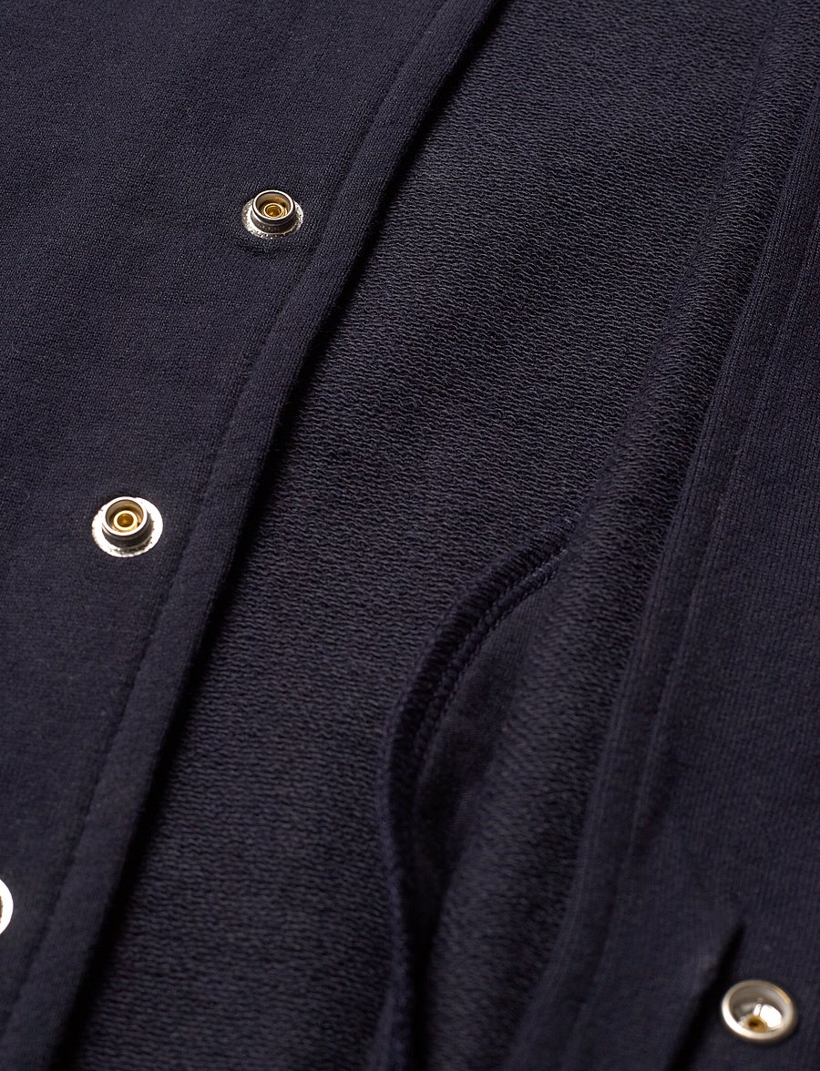 Gant - GANT VARSITY SWEAT JACKET - leichte jacken - evening blue - 4