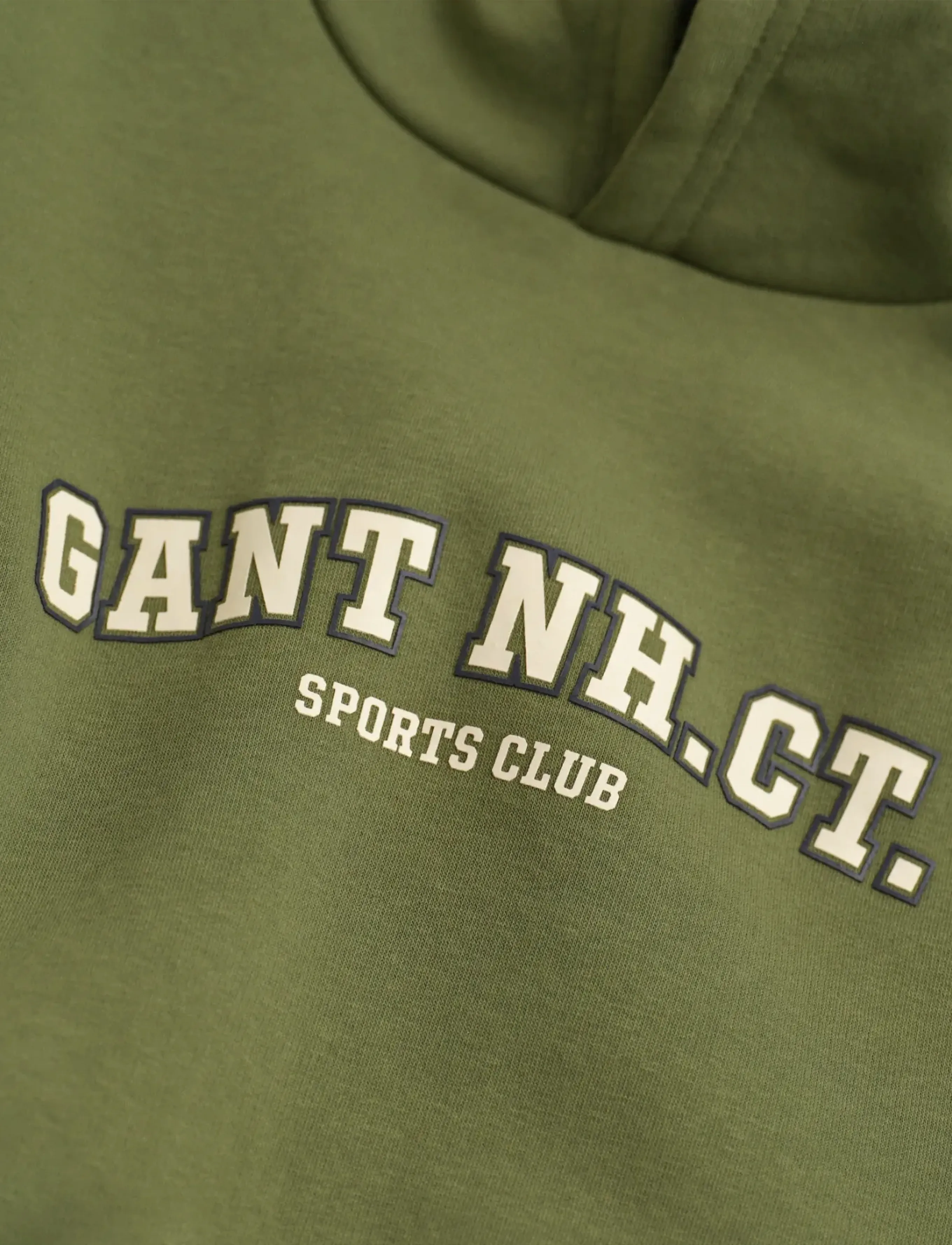 Gant - GRAPHIC SWEATSHIRT HOODIE - washed olive - 1