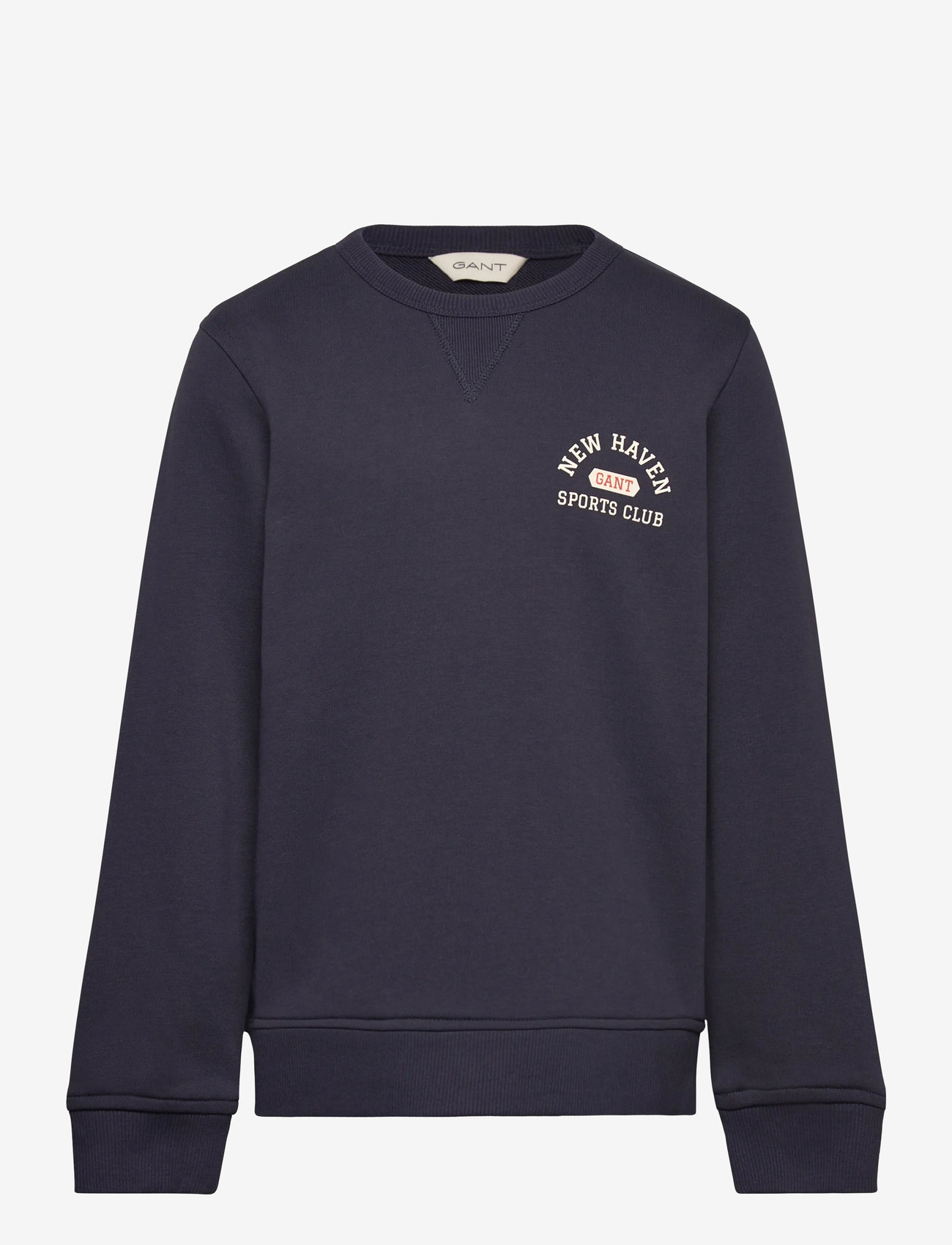 GANT - GRAPHIC C-NECK SWEAT - sweatshirts - evening blue - 0