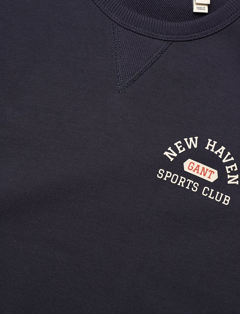 GANT - GRAPHIC C-NECK SWEAT - sweatshirts - evening blue - 2