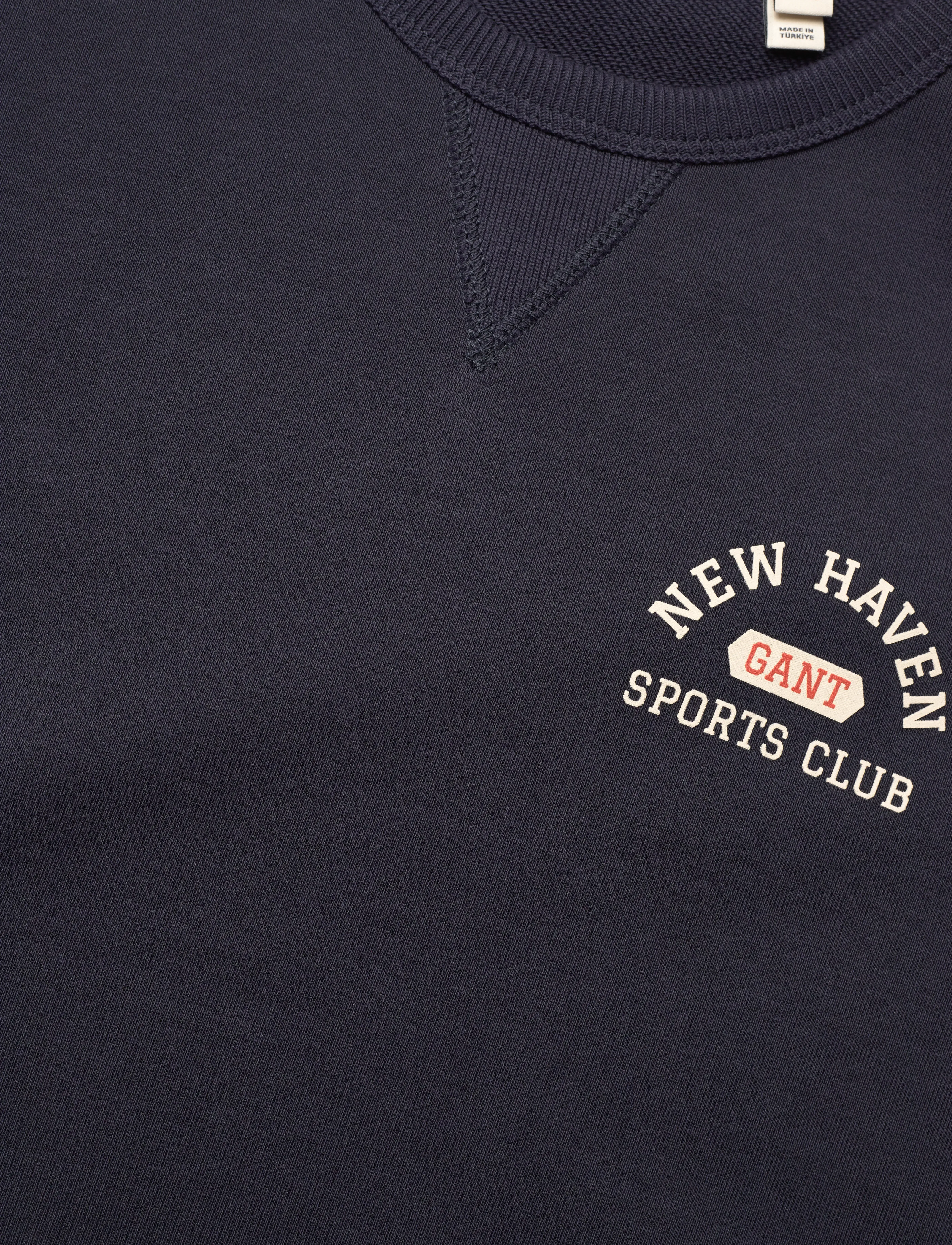 Gant - GRAPHIC C-NECK SWEAT - džemperiai - evening blue - 2