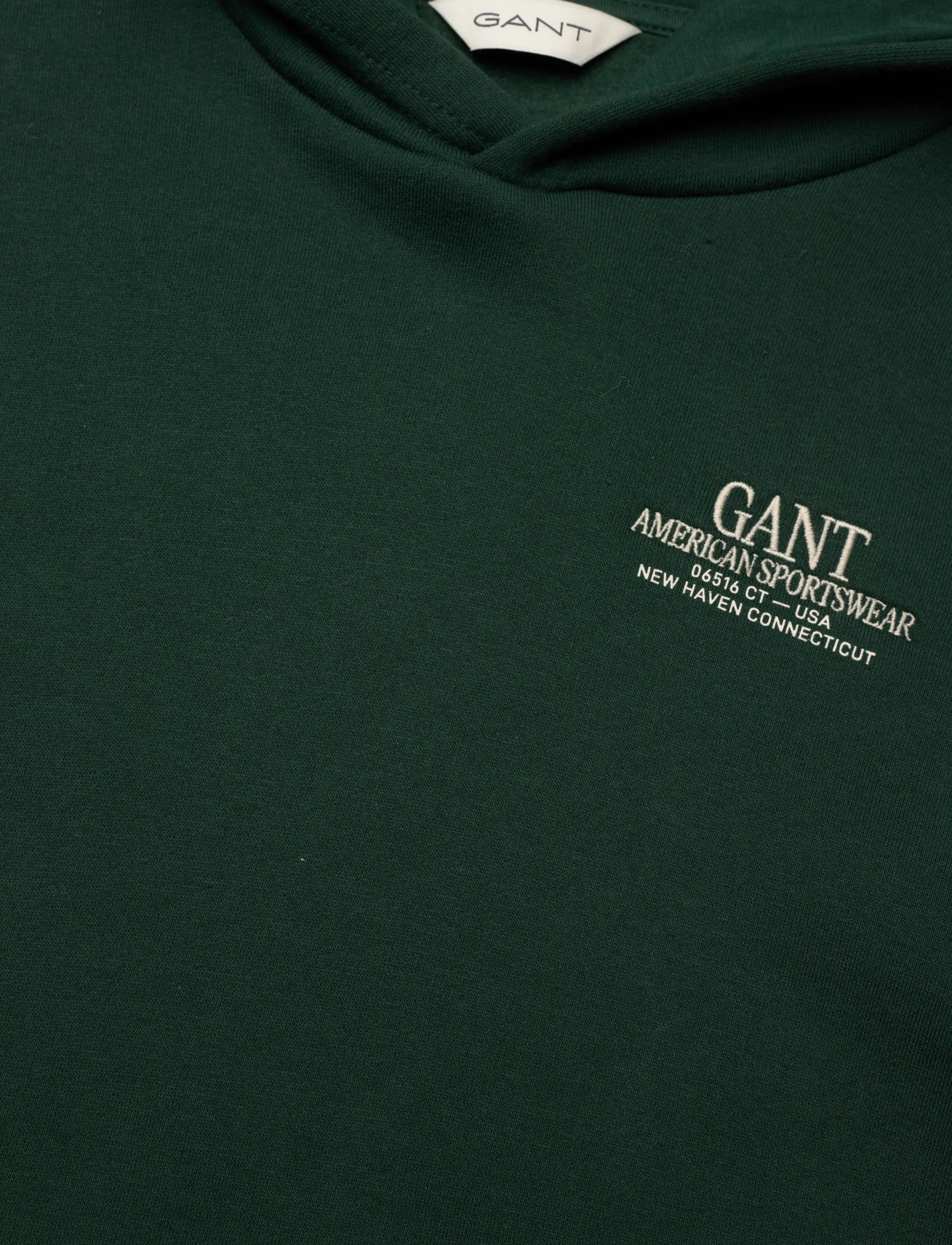 Gant - GRAPHIC HOODIE - hoodies - tartan green - 2