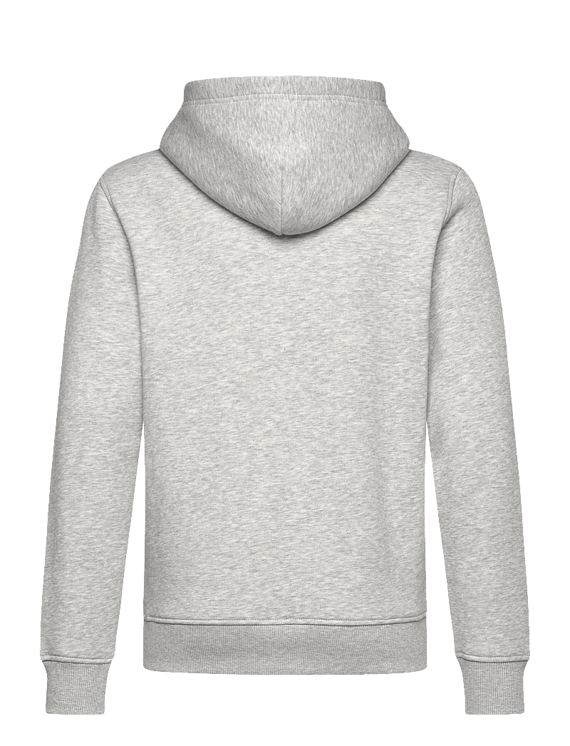 GANT - TONAL AS HOODIE - kapuzenpullover - light grey melange - 1