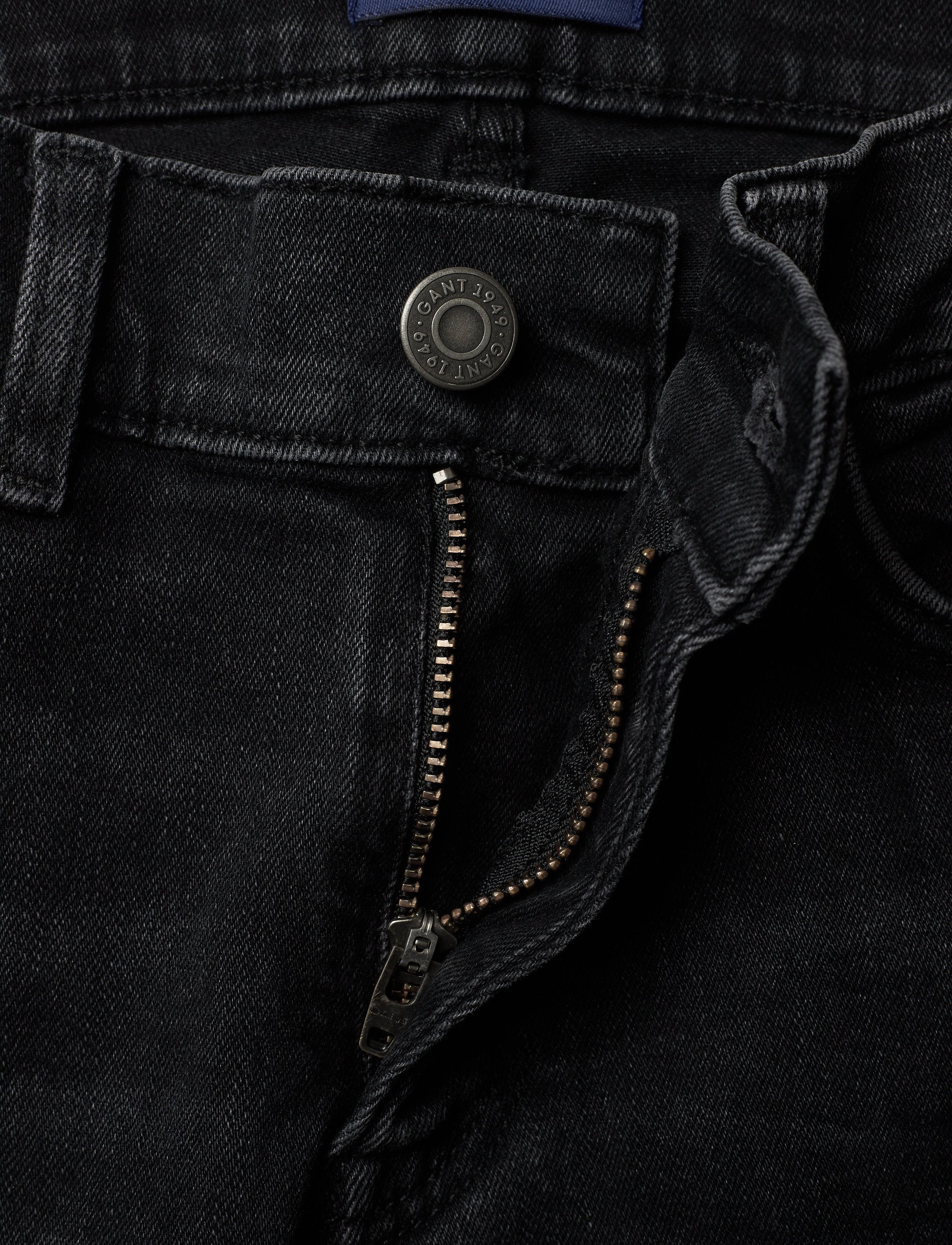 GANT - GANT SLIM JEANS - black raw - 3