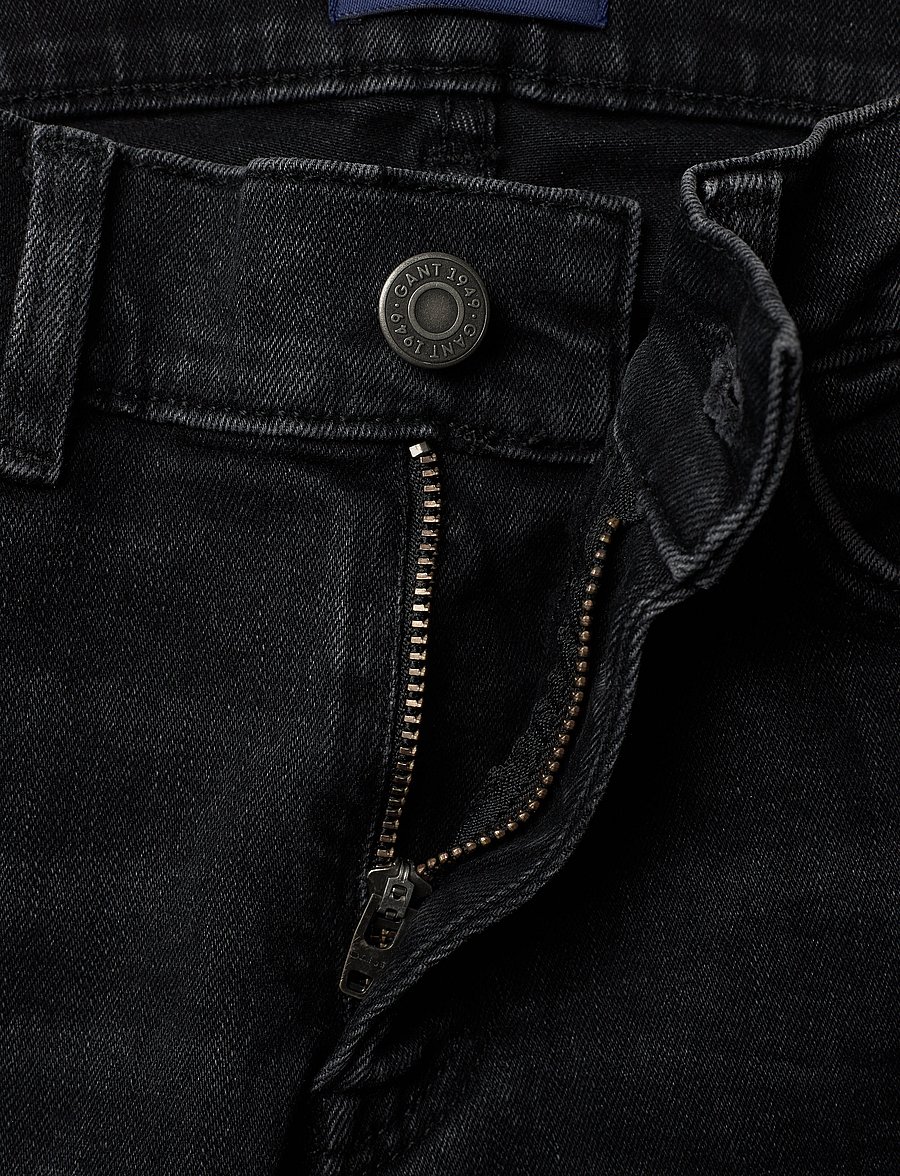 GANT - GANT SLIM JEANS - black raw - 3